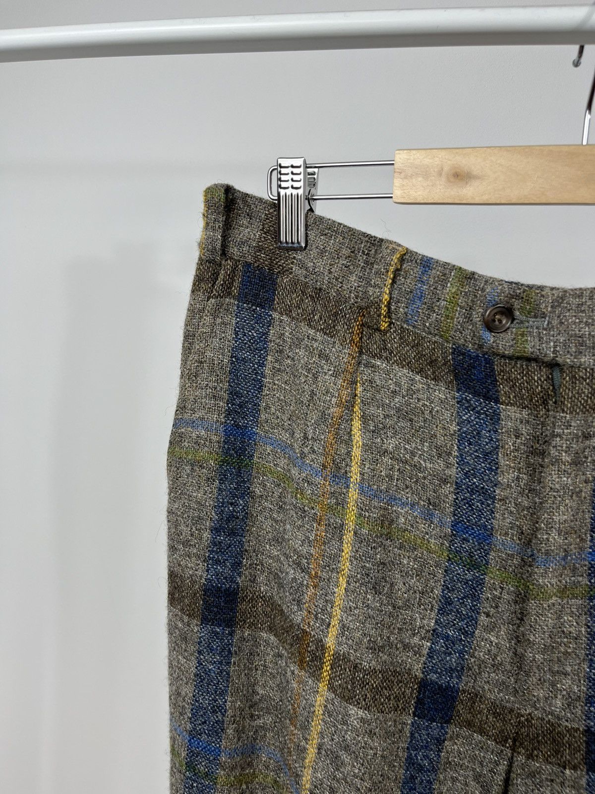 Richard James Richard James Savile Row Plaid Wool Pants Trousers Size 34 Size US 34 / EU 50 - 4 Thumbnail