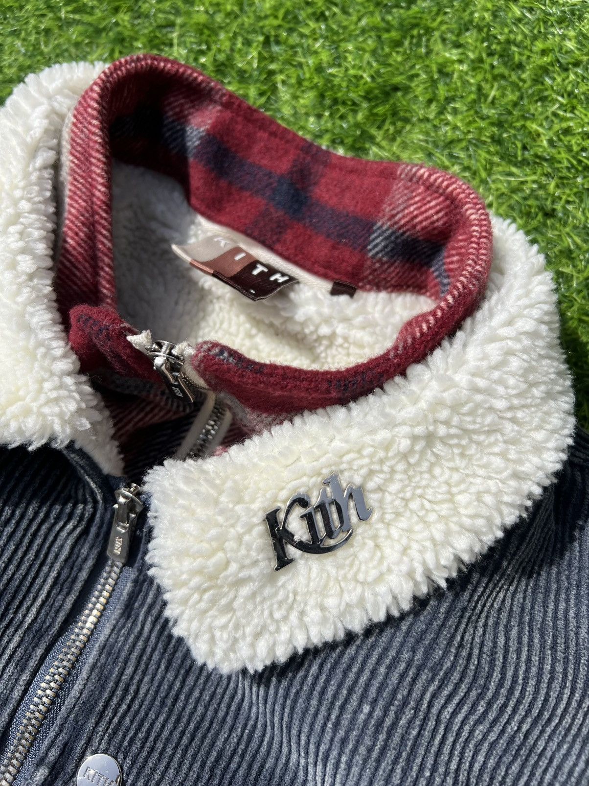 Kith Kith Washed Corduroy Laight Jacket – Ink – Size L Size US L / EU 52-54 / 3 - 4 Thumbnail