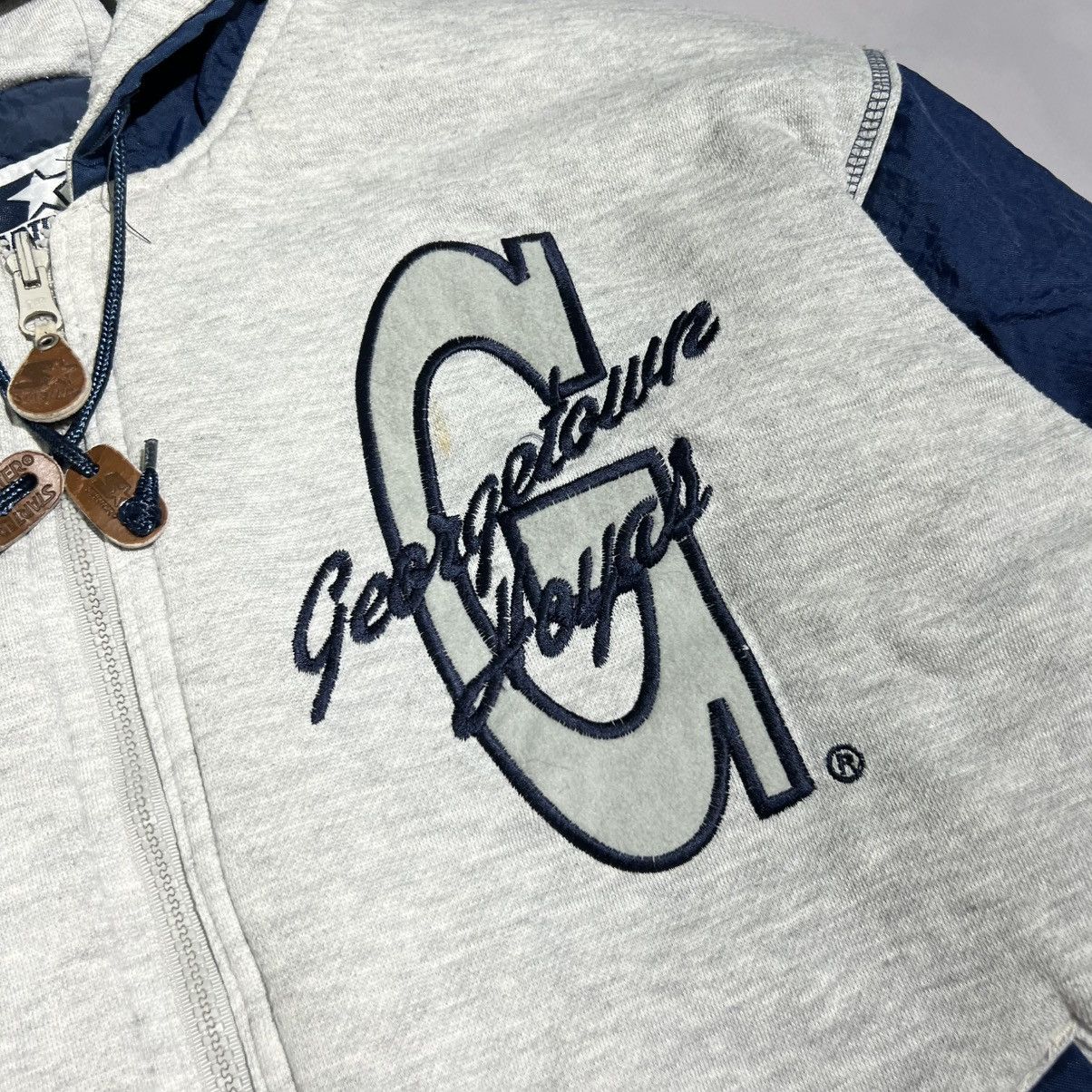 Starter Vintage Y2K Starter Georgetown Reversible Bomber Streetwear Size US L / EU 52-54 / 3 - 4 Thumbnail