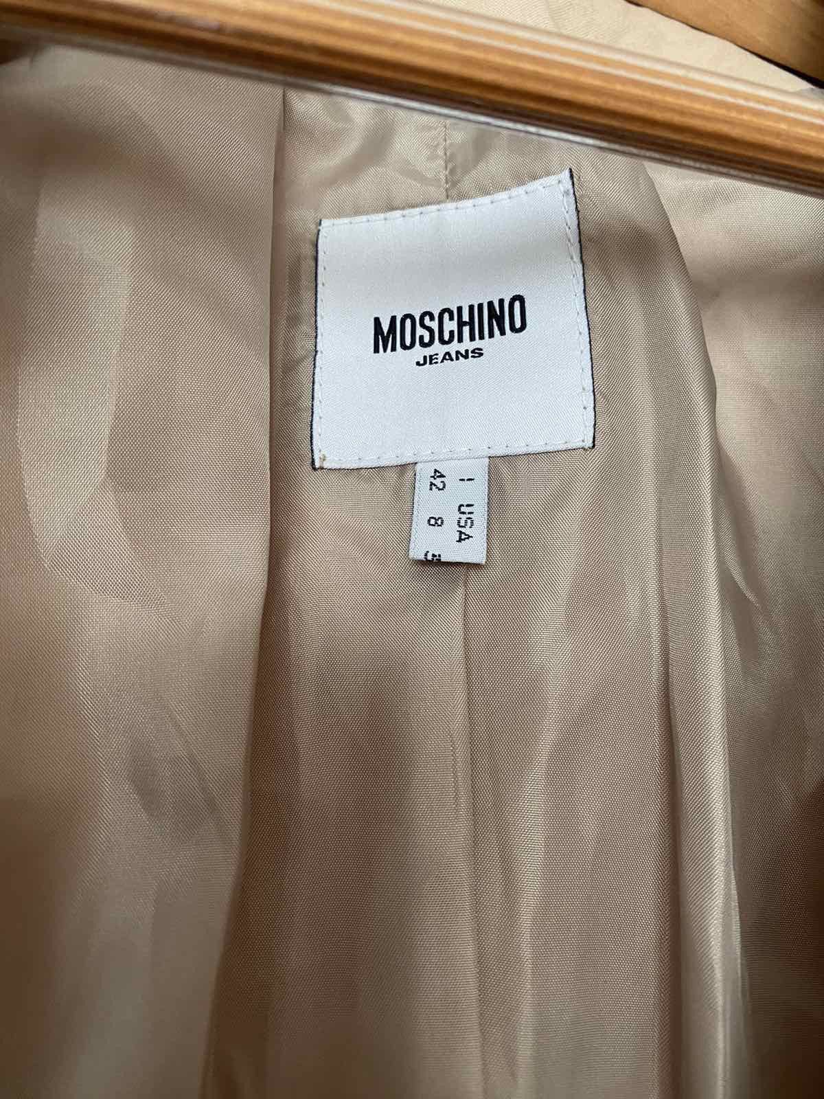 Moschino × Vintage 🔥 MOSCHINO Jeans Blazer - Sequin Patchwork Statement Jacket Size M / US 6-8 / IT 42-44 - 6 Thumbnail