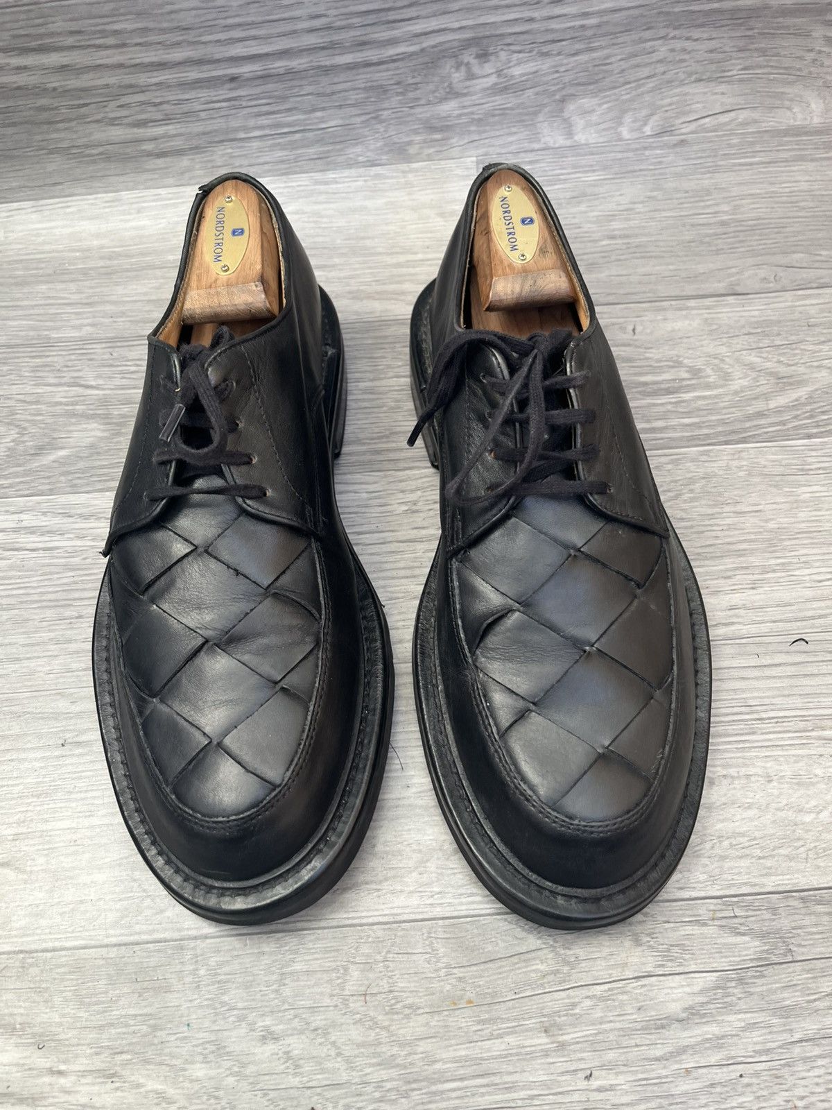 Bottega Veneta Bottega Venetia intrecciato derby leather shoes sz 41 Size US 8 / EU 41 - 2 Thumbnail