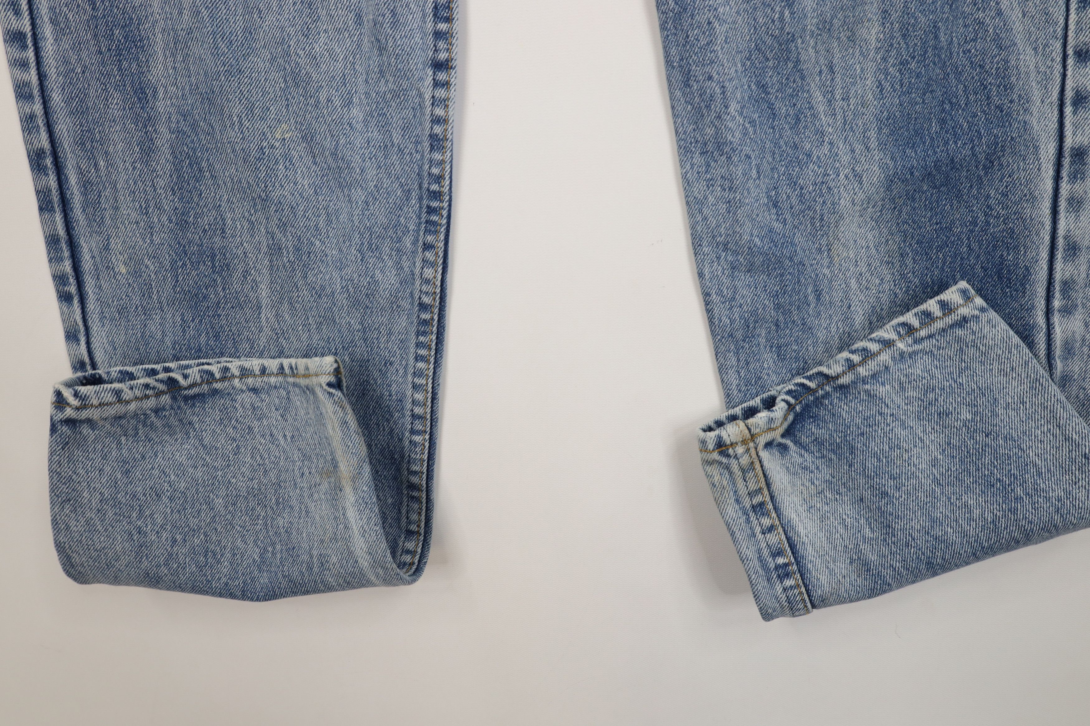 Levi's Vintage 80s Levis 550 Orange Tab Acid Wash Relaxed Jeans USA Size US 31 - 5 Thumbnail