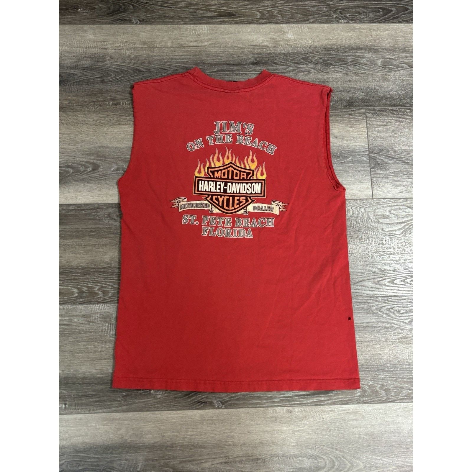 Harley Davidson Harley Davidson Motorcycles Logo Cutoff Shirt - Men’s Large Size US L / EU 52-54 / 3 - 7 Thumbnail