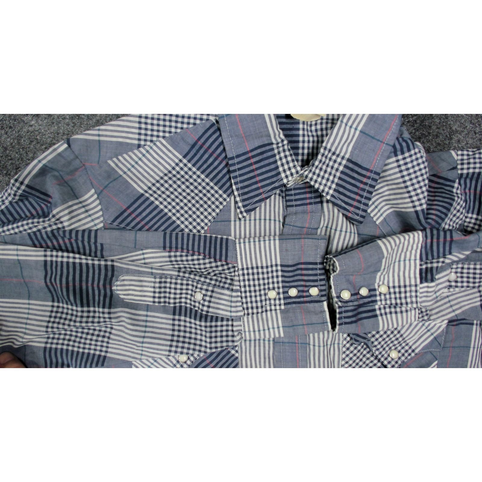 Vintage Vintage 70s Holt Made in USA Pearl Snap Western Shirt Size US M / EU 48-50 / 2 - 13 Thumbnail