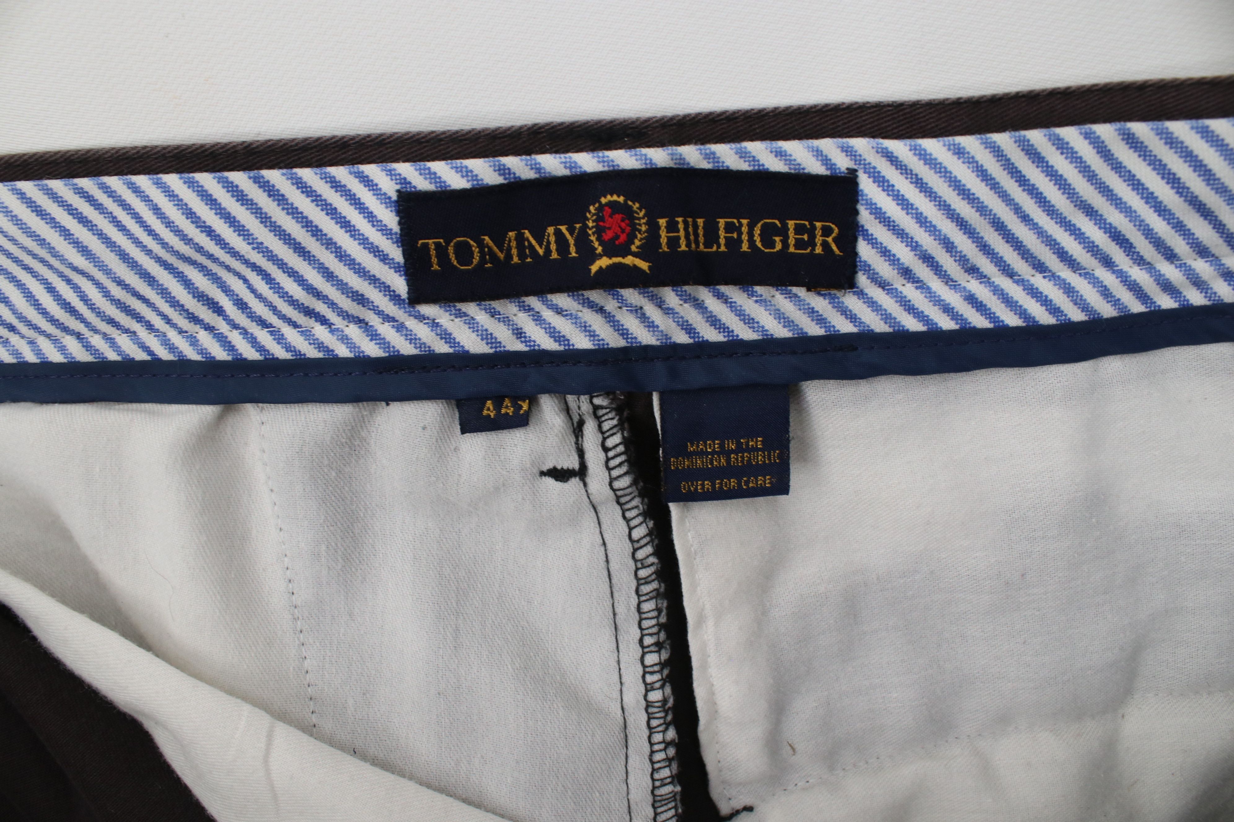 Tommy Hilfiger Vintage 90s Tommy Hilfiger Baggy Wide Leg Chino Pants Brown Size US 44 / EU 60 - 8 Thumbnail