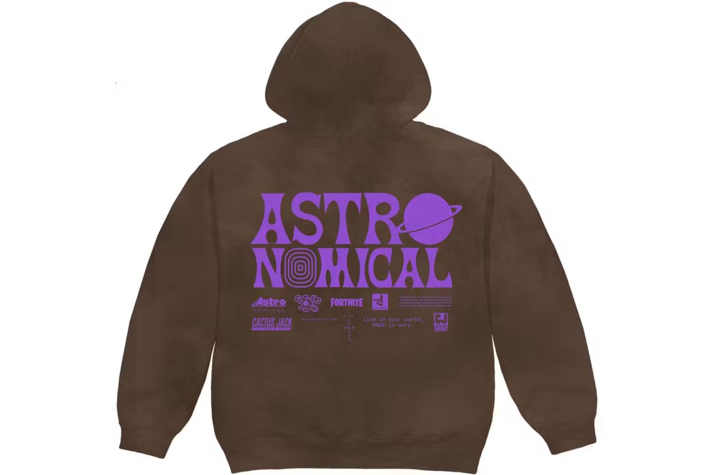 Travis Scott Travis Scott Cactus Jack World Event Bleached Black Hoodie M Size US M / EU 48-50 / 2 - 3 Thumbnail