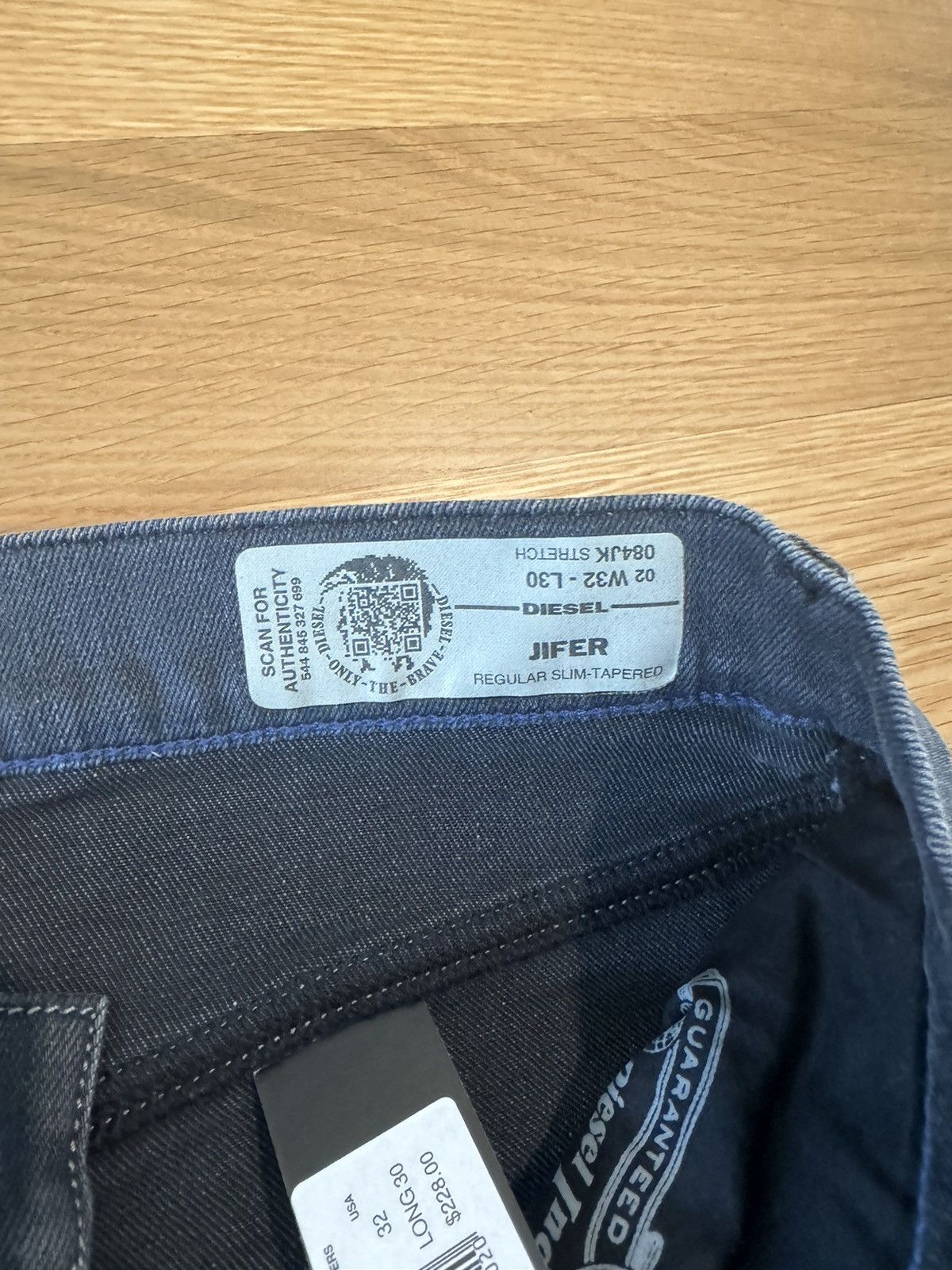 Diesel Diesel Jifer Trouser Grey Denim Size US 32 / EU 48 - 4 Thumbnail