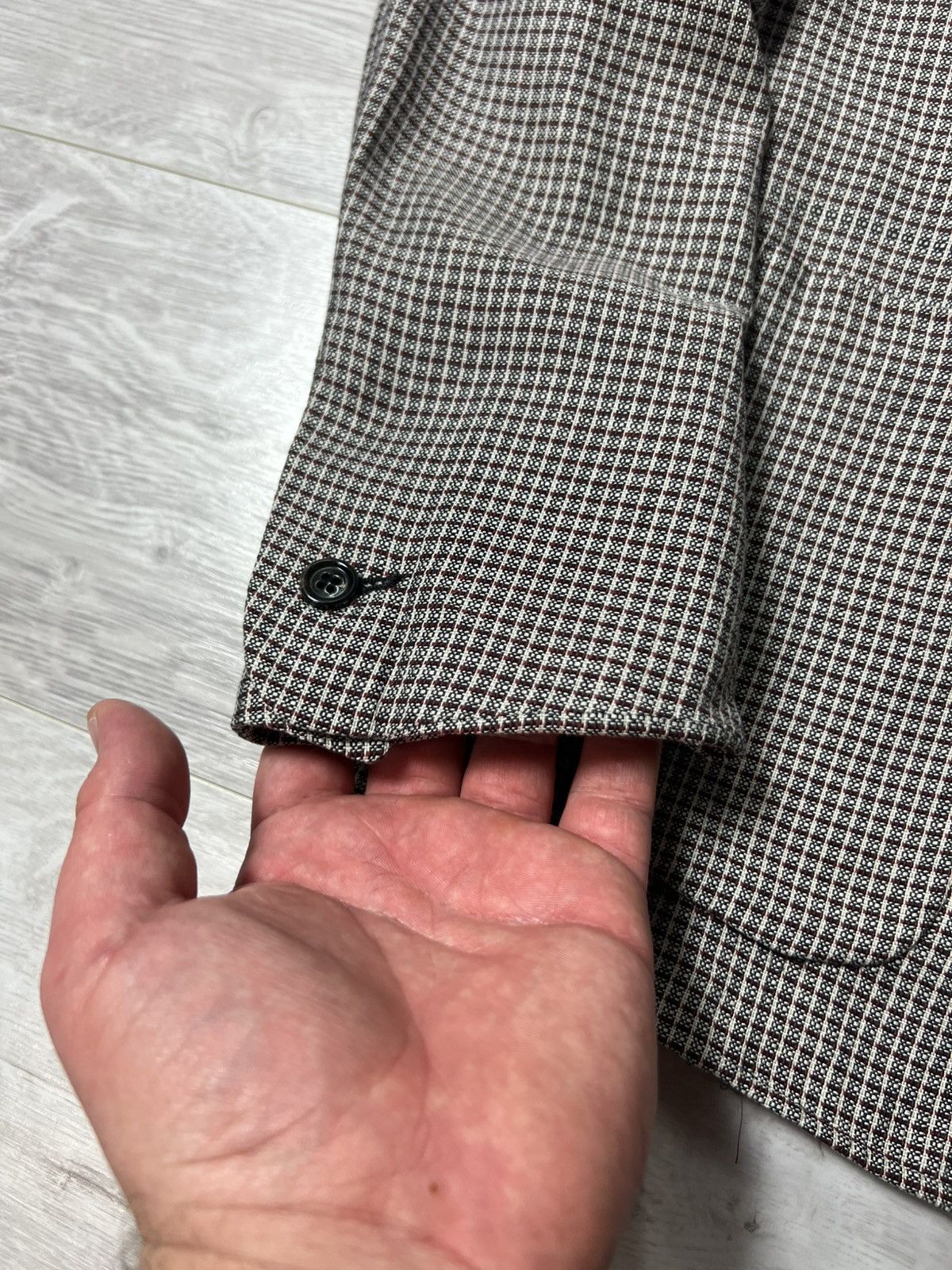 Alexander McQueen Alexander McQueen Silk Blazer Jacket Check Pattern Size 52 Size 42R - 8 Thumbnail