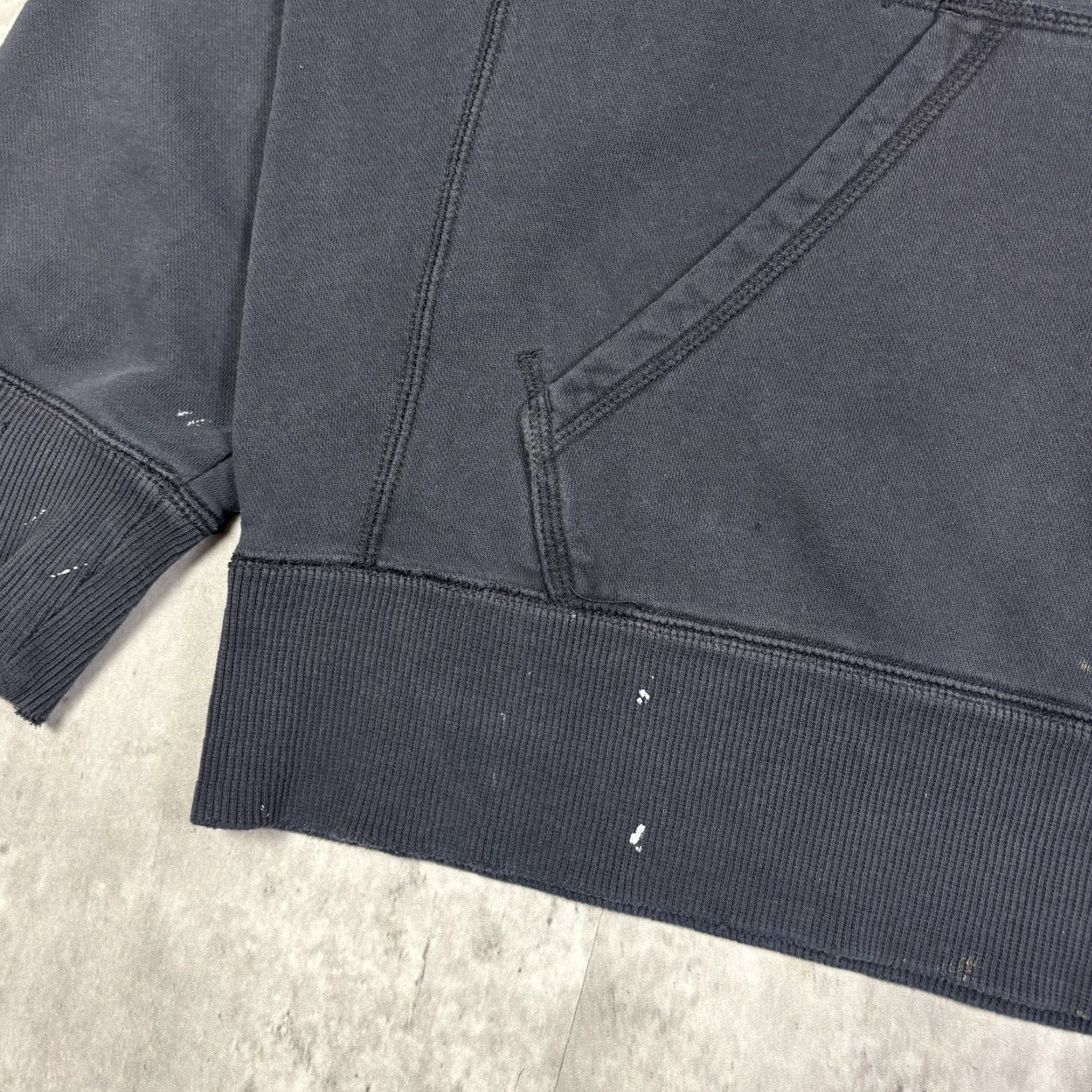 Nike VINTAGE Nike Athletic Department Black Hoodie Mens XL Distressed Size US XL / EU 56 / 4 - 7 Thumbnail