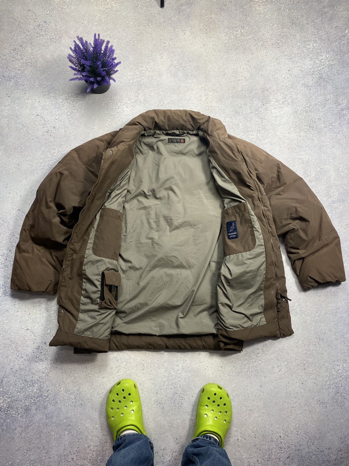 Corneliani Luxury Brown Corneliani ID Men’s Down Jacket Size XL Size US XL / EU 56 / 4 - 12 Thumbnail