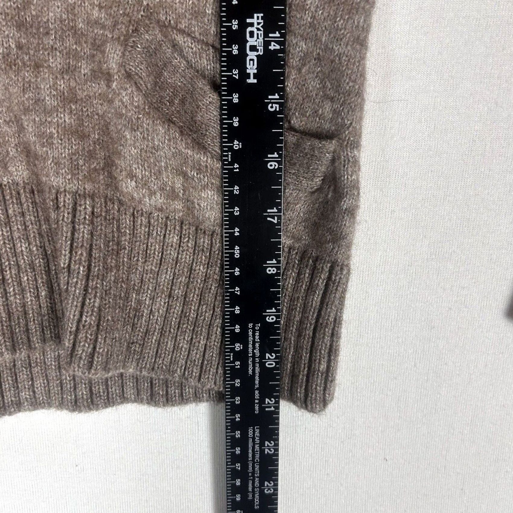 J.Crew VINTAGE JCrew Sweater Womens XS Alpaca Wool Blend Pullover Brown Long Sleeve Pockets L/S Size XS / US 0-2 / IT 36-38 - 7 Thumbnail