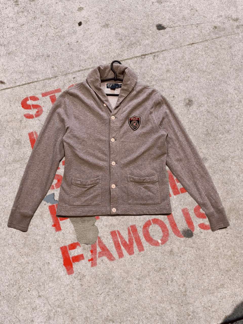 Polo Ralph Lauren Vintage Polo Ralph Lauren Cardigan Sweatshirt GRAY Size US M / EU 48-50 / 2 - 1 Thumbnail