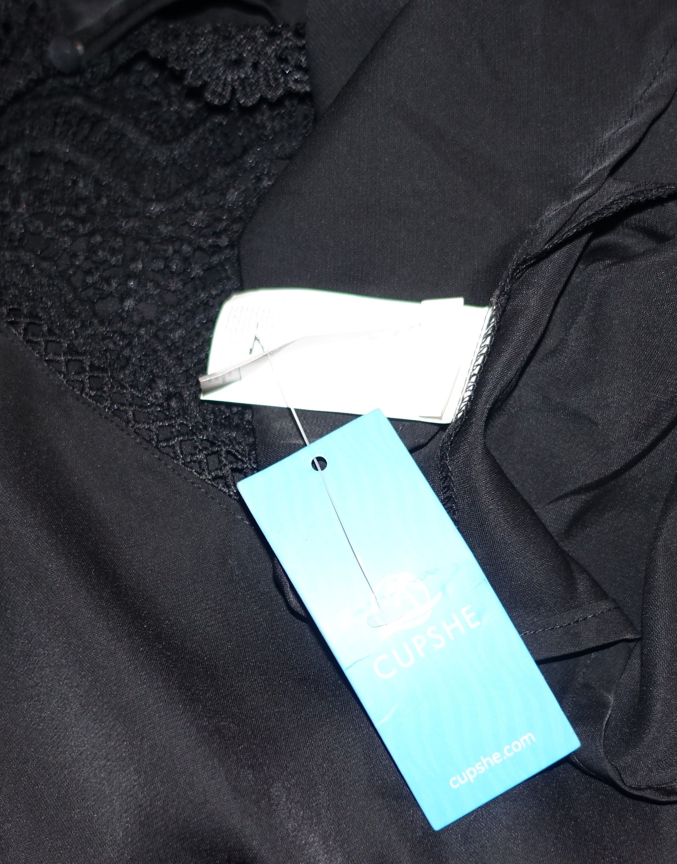 Other Cupshe Black Lace Dress L NWT Size L / US 10 / IT 46 - 8 Thumbnail