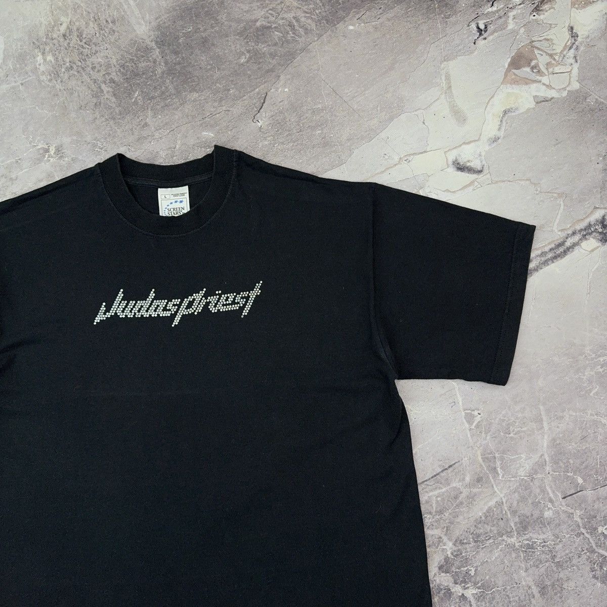 Band Tees × Judas Priest Vintage Judas Priest T shirt 90s Metal Rock Band 90s Size US L / EU 52-54 / 3 - 15 Thumbnail