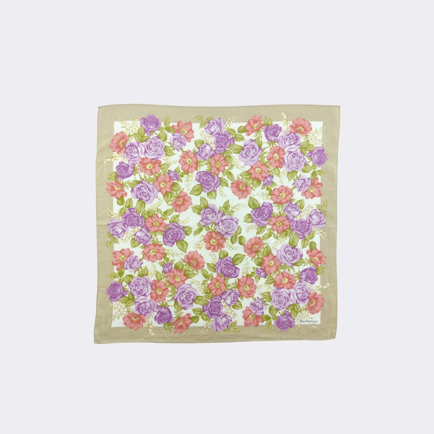 Burberry Vintage Burberry Handkerchief Neckerchief Bandana H144M Size ONE SIZE - 2 Thumbnail