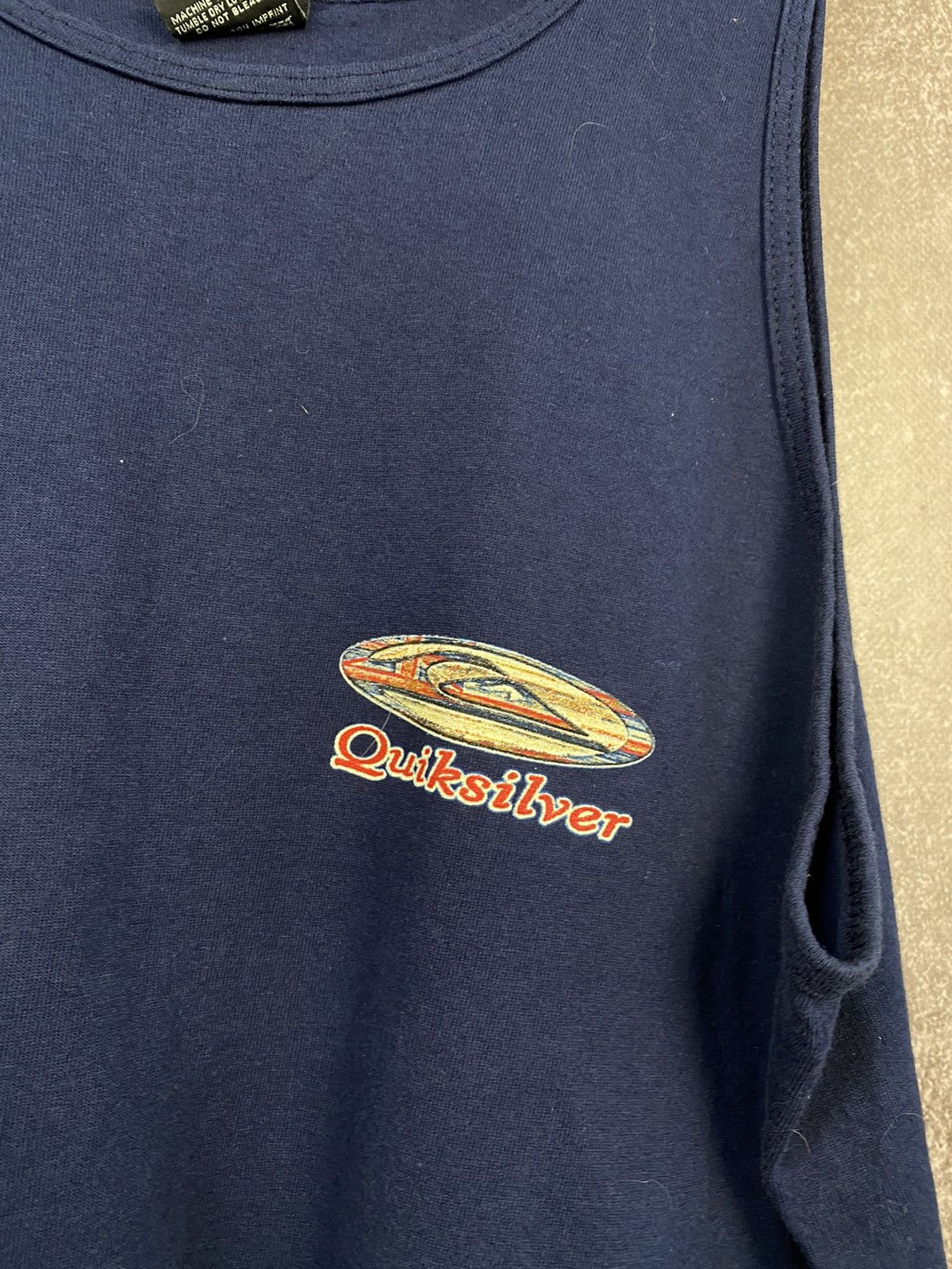 Quiksilver Y2K Faded Tank Top Quiksilver Vintage Tee Shirt Streetwear Size US L / EU 52-54 / 3 - 4 Thumbnail