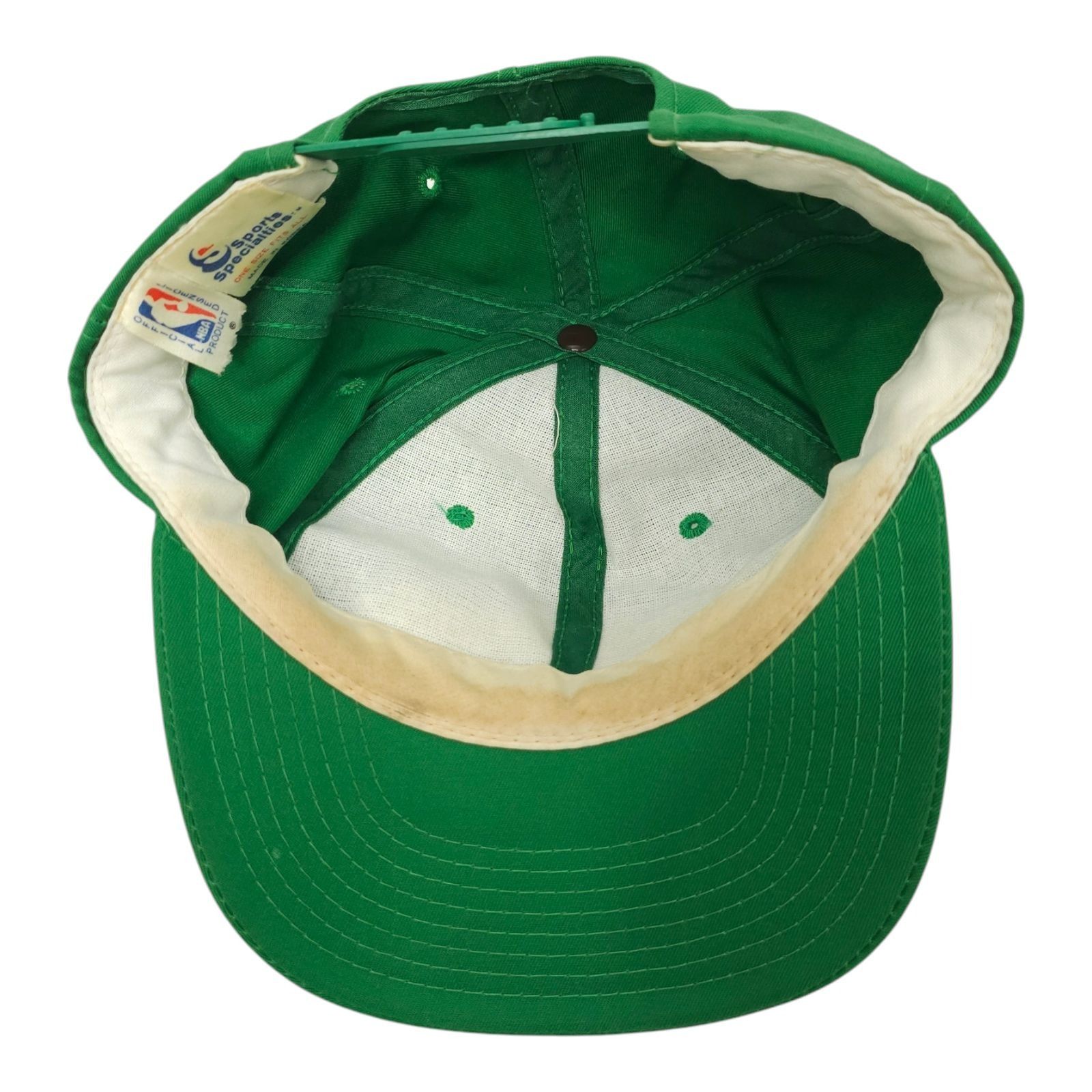Sports Specialties Boston Celtics Script Baseball Cap READ Vtg 90s Snapback Hat Size ONE SIZE - 5 Thumbnail