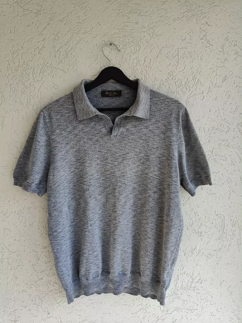 Loro Piana Loro Piana Buttonless Cashmere Silk Polo - dmc Size US M / EU 48-50 / 2 - 1 Thumbnail