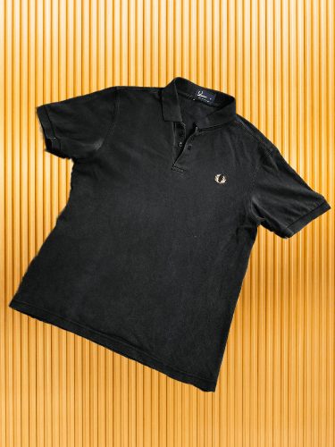 Fred Perry Men's FRED PERRY Short Sleeve Black Polo Shirt Size M Size US M / EU 48-50 / 2 - 1 Thumbnail