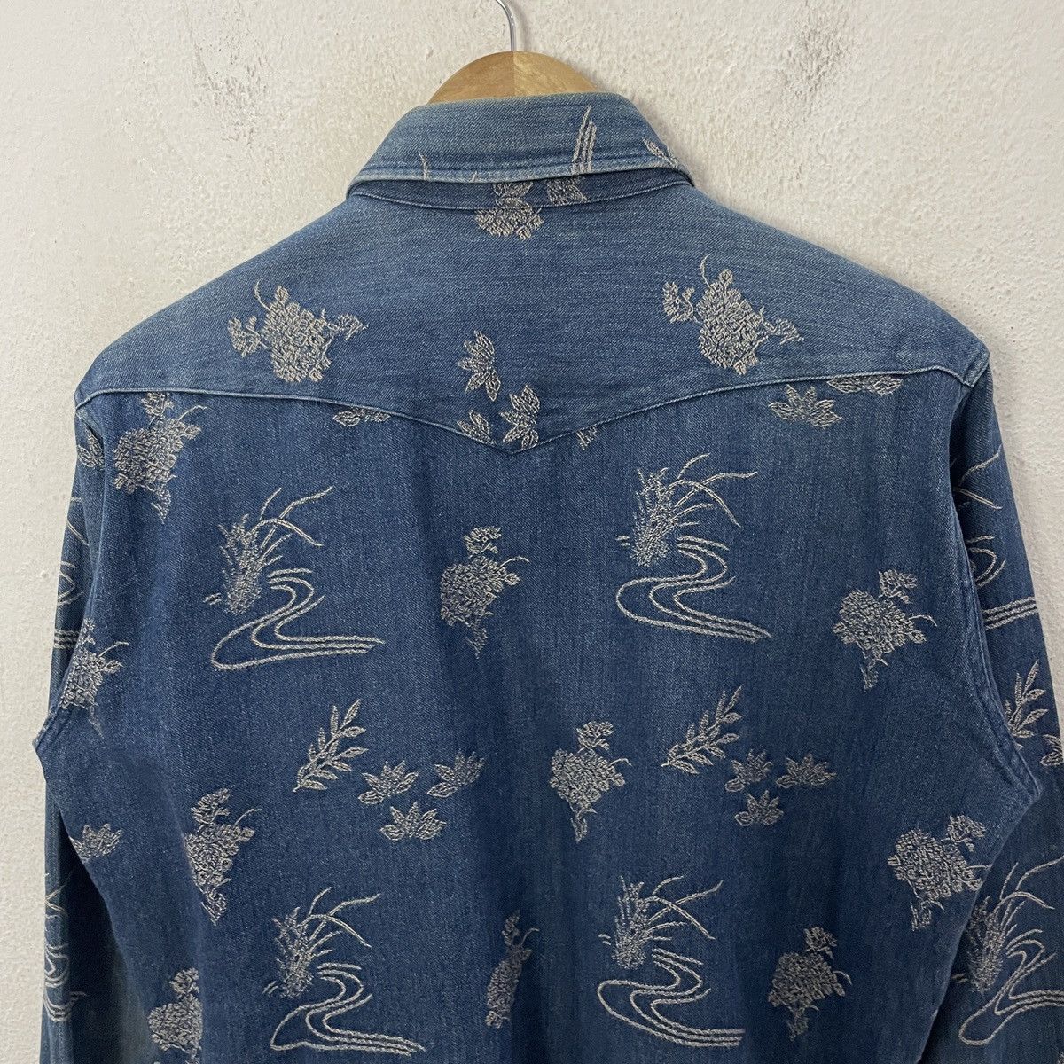 Japanese Brand Vintage Allen & Hanson Denim Jacket Size US M / EU 48-50 / 2 - 9 Thumbnail