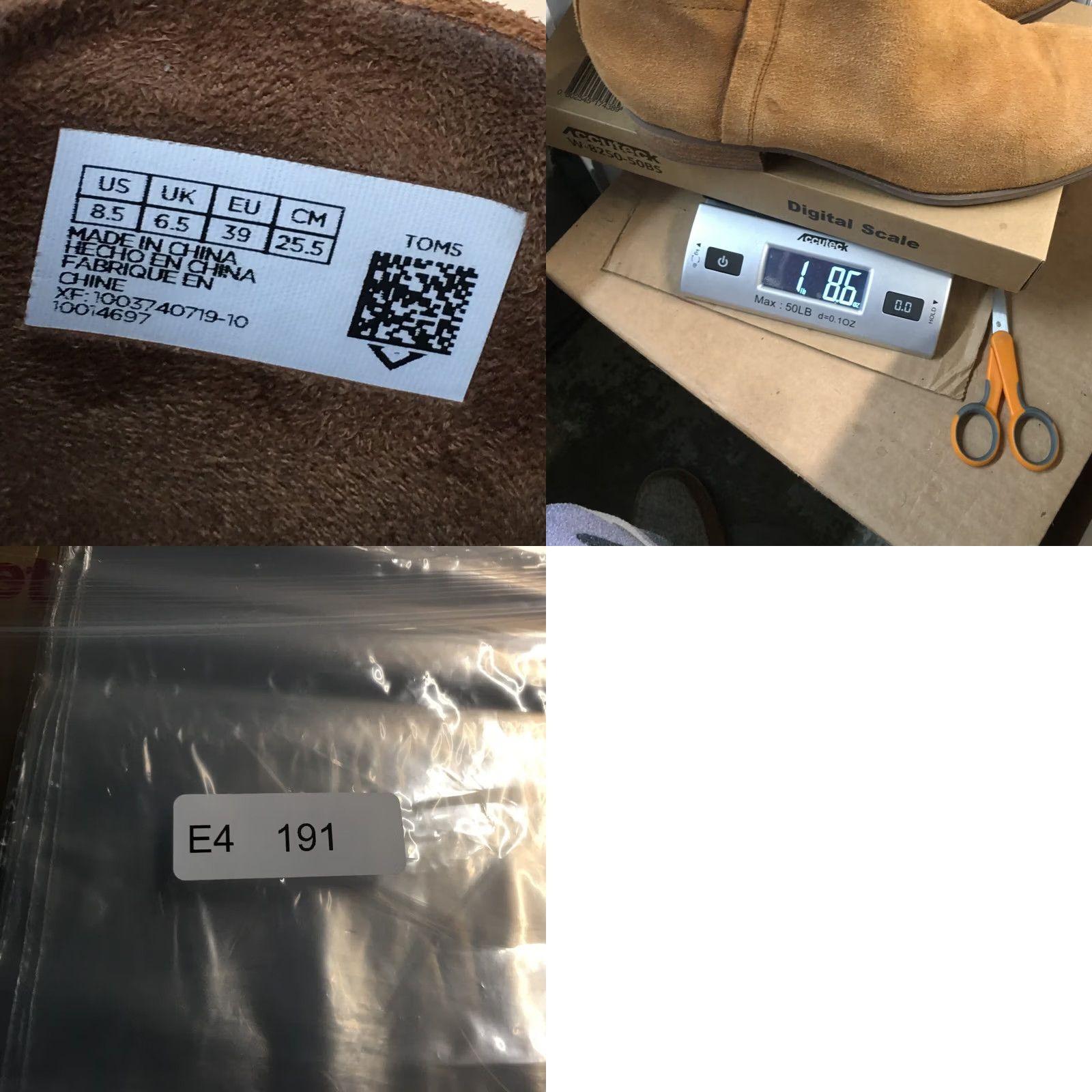 Toms Toms Boots Womens 8.5 Deia Ankle Booties Brown Suede Side Zip Heels 10014697 Size US 9 / IT 39 - 10 Thumbnail