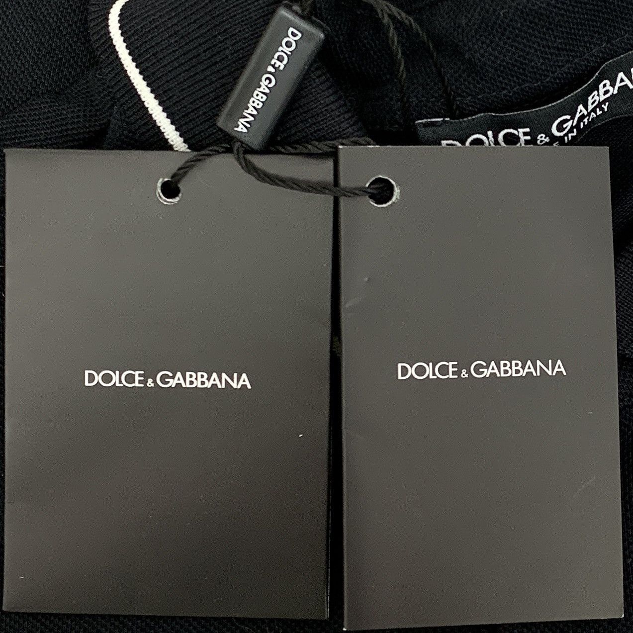 Dolce & Gabbana Dolce & Gabbana Black Crown Embroidered Polo Shirt K26WX Size US S / EU 44-46 / 1 - 7 Thumbnail