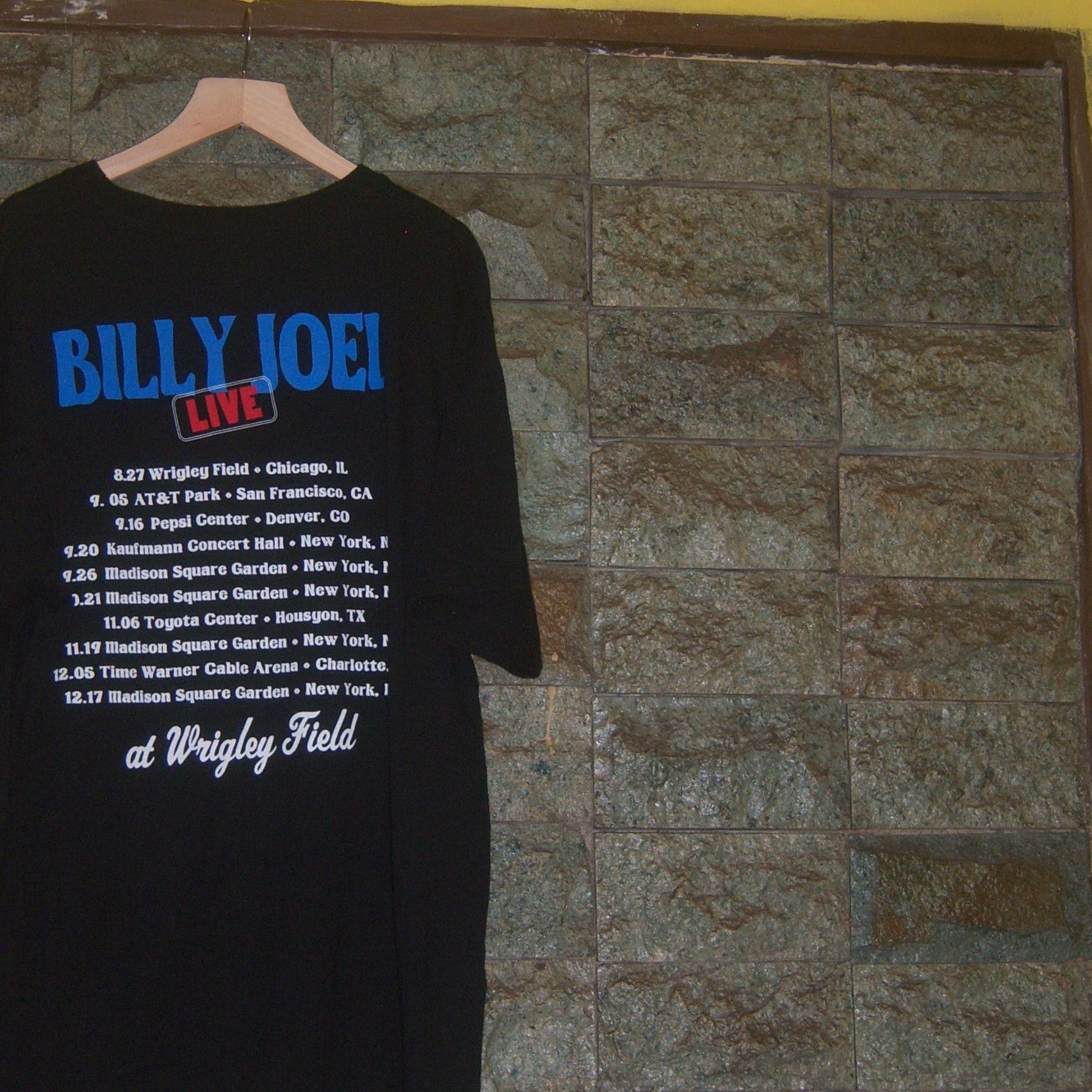 Band Tees × Vintage 2015 Billy Joel Live At Wrigley Field Tour Size US L / EU 52-54 / 3 - 8 Thumbnail