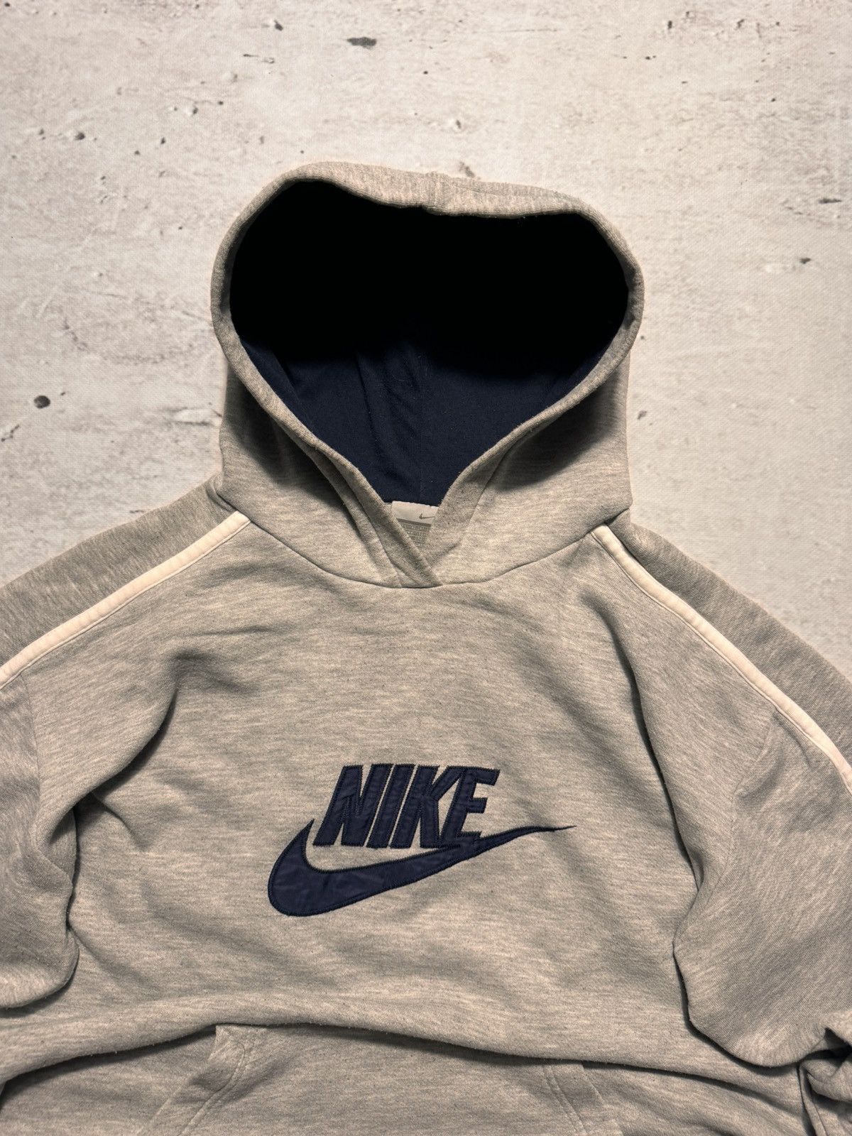 Nike × Vintage NIKE VINTAGE CENTER LOGO OVERSIZE BOXY HOODIE Size US L / EU 52-54 / 3 - 4 Thumbnail