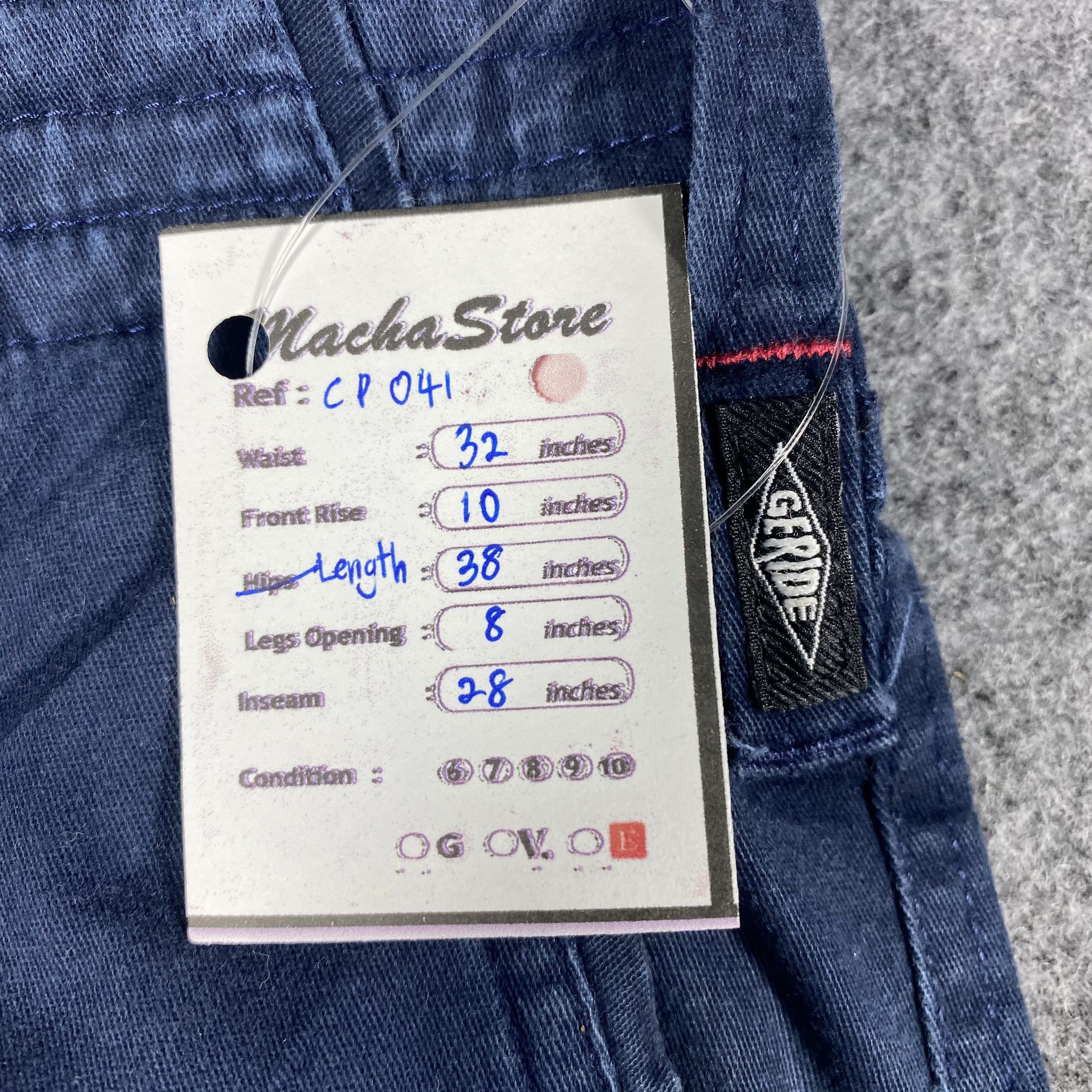 Japanese Brand Geride Faded Multipocket Tactical Cargo Pants Size US 32 / EU 48 - 9 Thumbnail