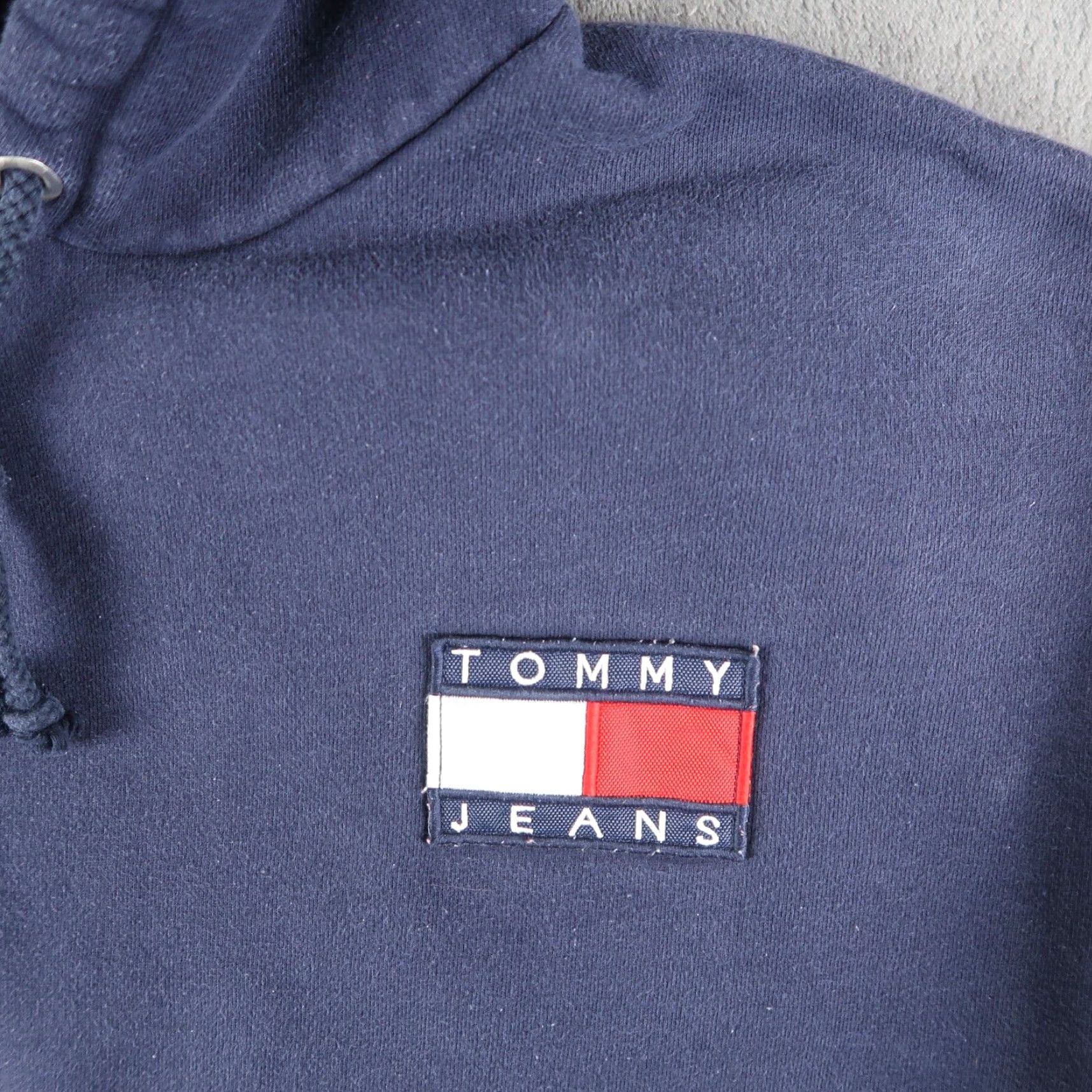 Tommy Hilfiger VINTAGE Tommy Hilfiger Jeans Sweatshirt Hoodie Adult M Medium Blue Pullover Mens Size US M / EU 48-50 / 2 - 3 Thumbnail