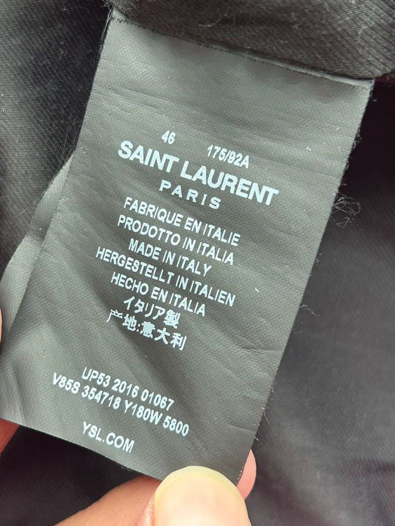 Saint Laurent Paris Saint Laurent Paris 16fw pink wool baseball jersey-2506 Size US S / EU 44-46 / 1 - 4 Thumbnail