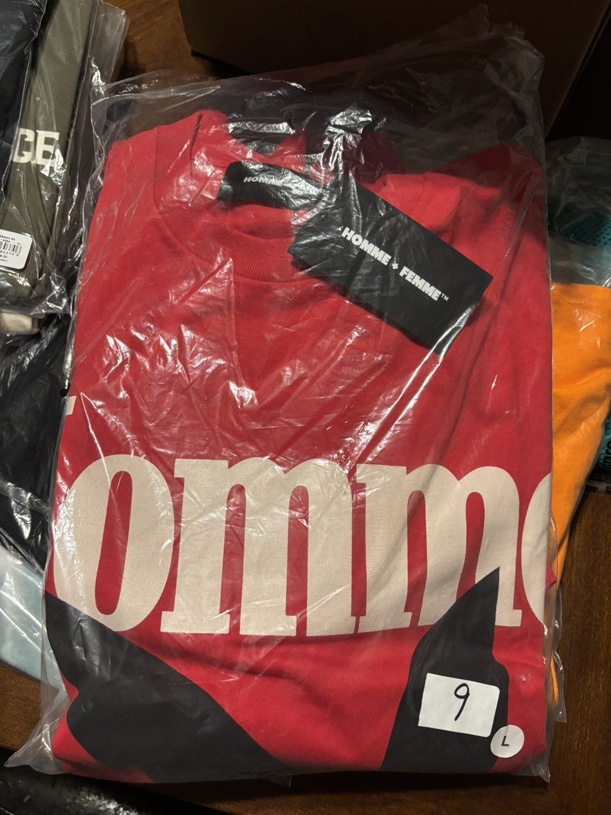 Homme + Femme La × Playboy HOMME FEMME | TWISTED BUNNY TEE - Black/Red Size US L / EU 52-54 / 3 - 3 Thumbnail