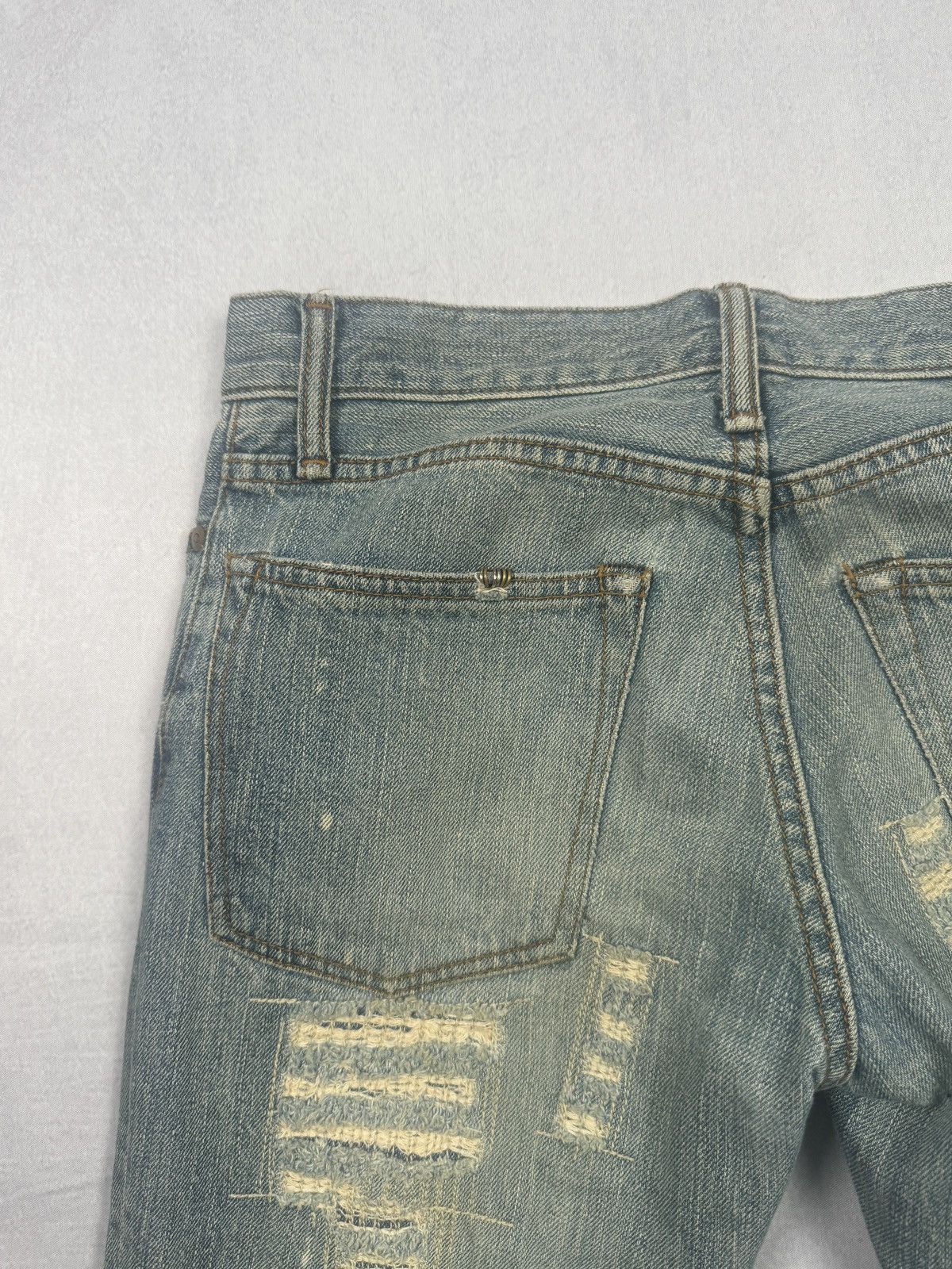 If Six Was Nine Mud Max Piercing Bootcut Jeans Size US 30 / EU 46 - 5 Thumbnail
