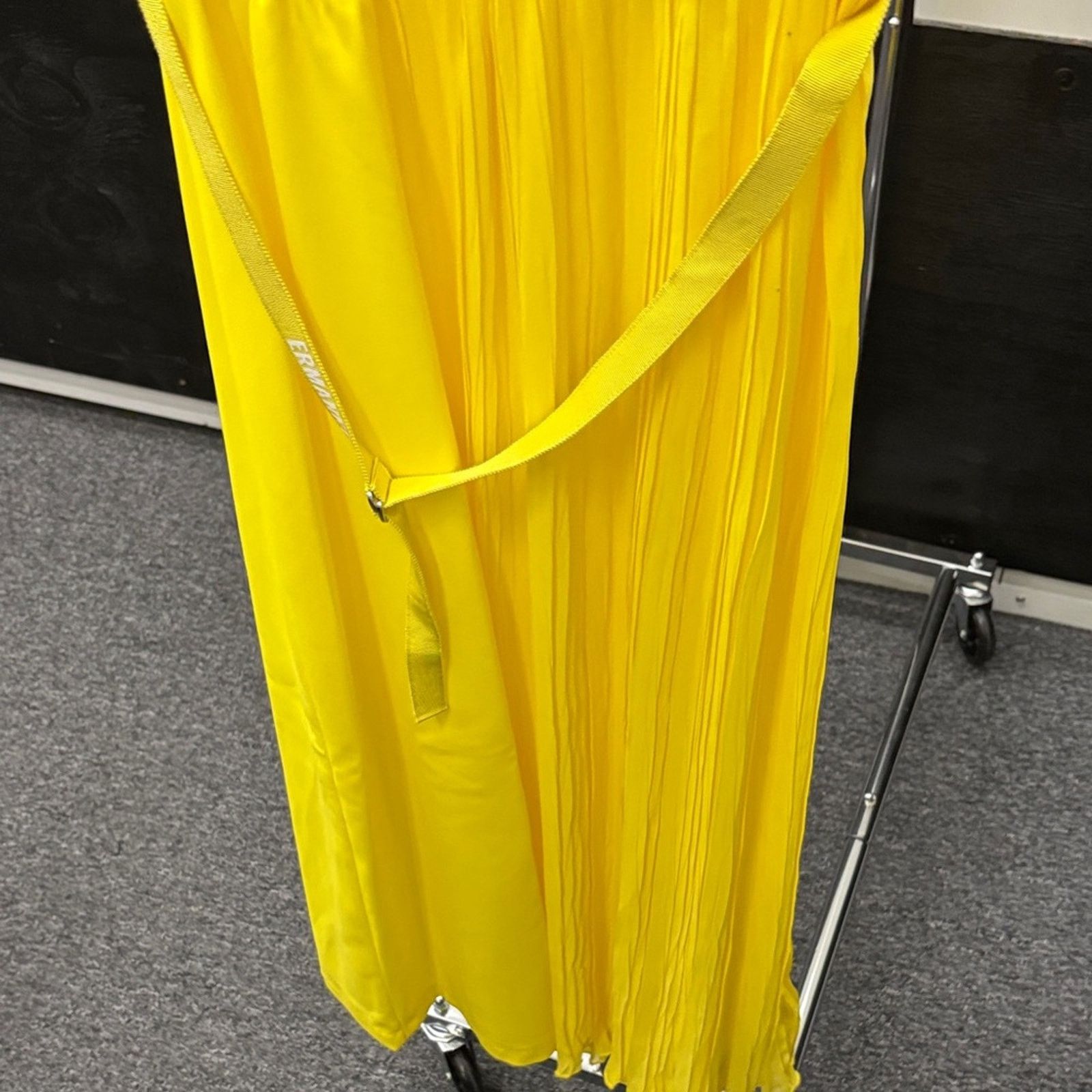 Ermanno Scervino Ermanno Scervino Yellow Short Sleeve Women's Maxi Dress S Size S / US 4 / IT 40 - 4 Thumbnail