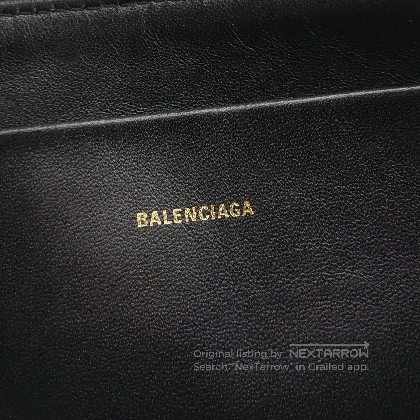 Balenciaga Balenciaga Leather Logo Zip Clutch. Size ONE SIZE - 7 Thumbnail