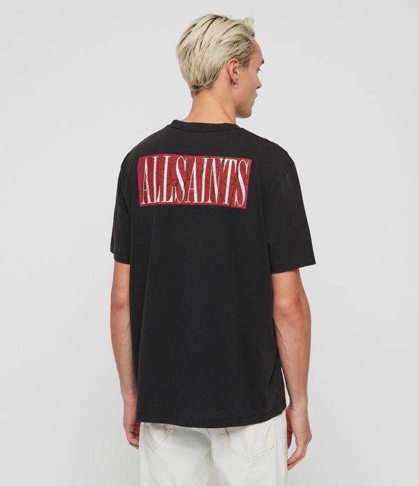 Allsaints ALLSAINTS Box Logo Integers SS Crew T-shirt Size US M / EU 48-50 / 2 - 1 Thumbnail