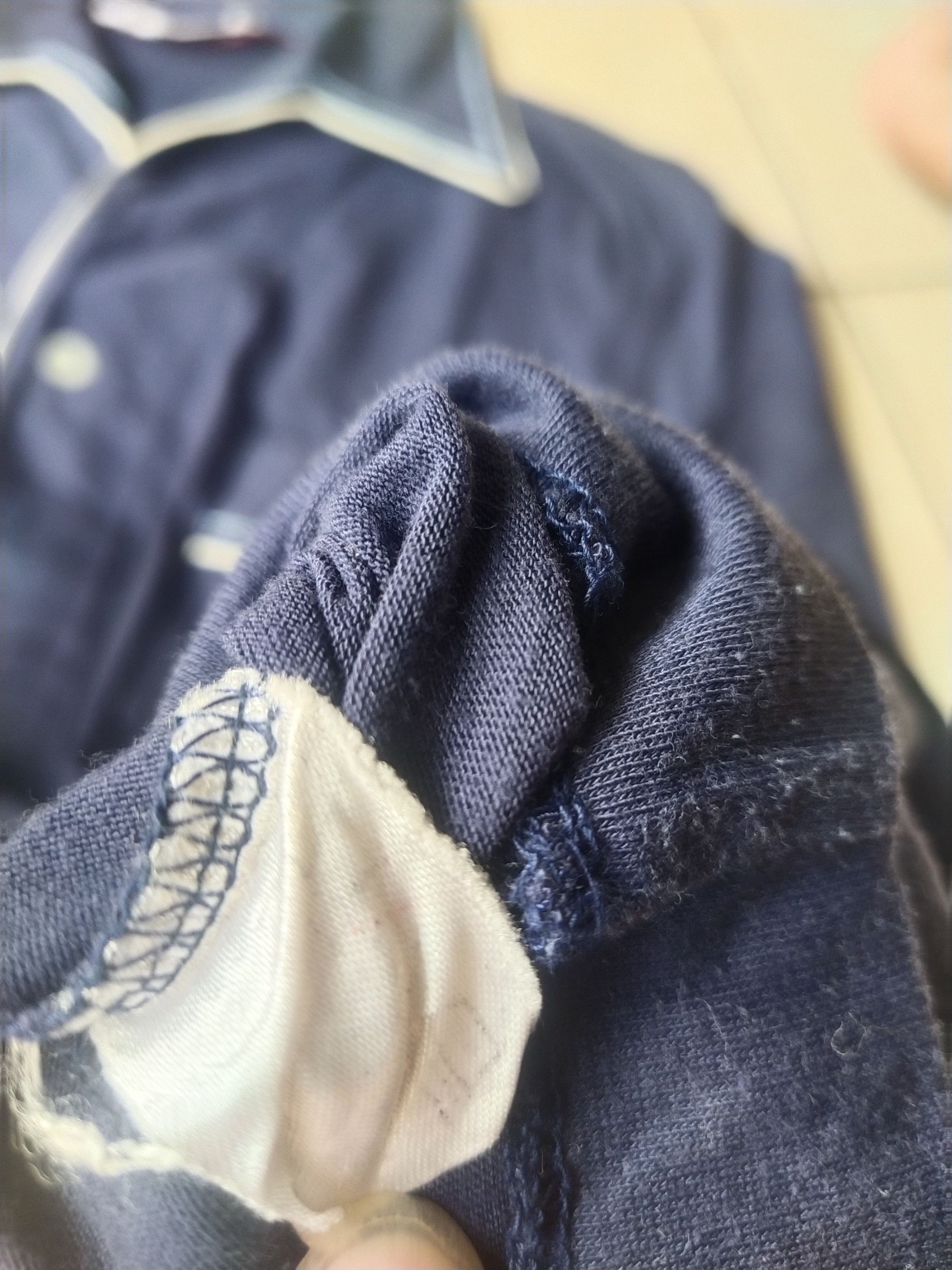 RENOWN 80's Vintage John Bull x Renown Navy Knit Pullover Shirt Size US M / EU 48-50 / 2 - 6 Thumbnail