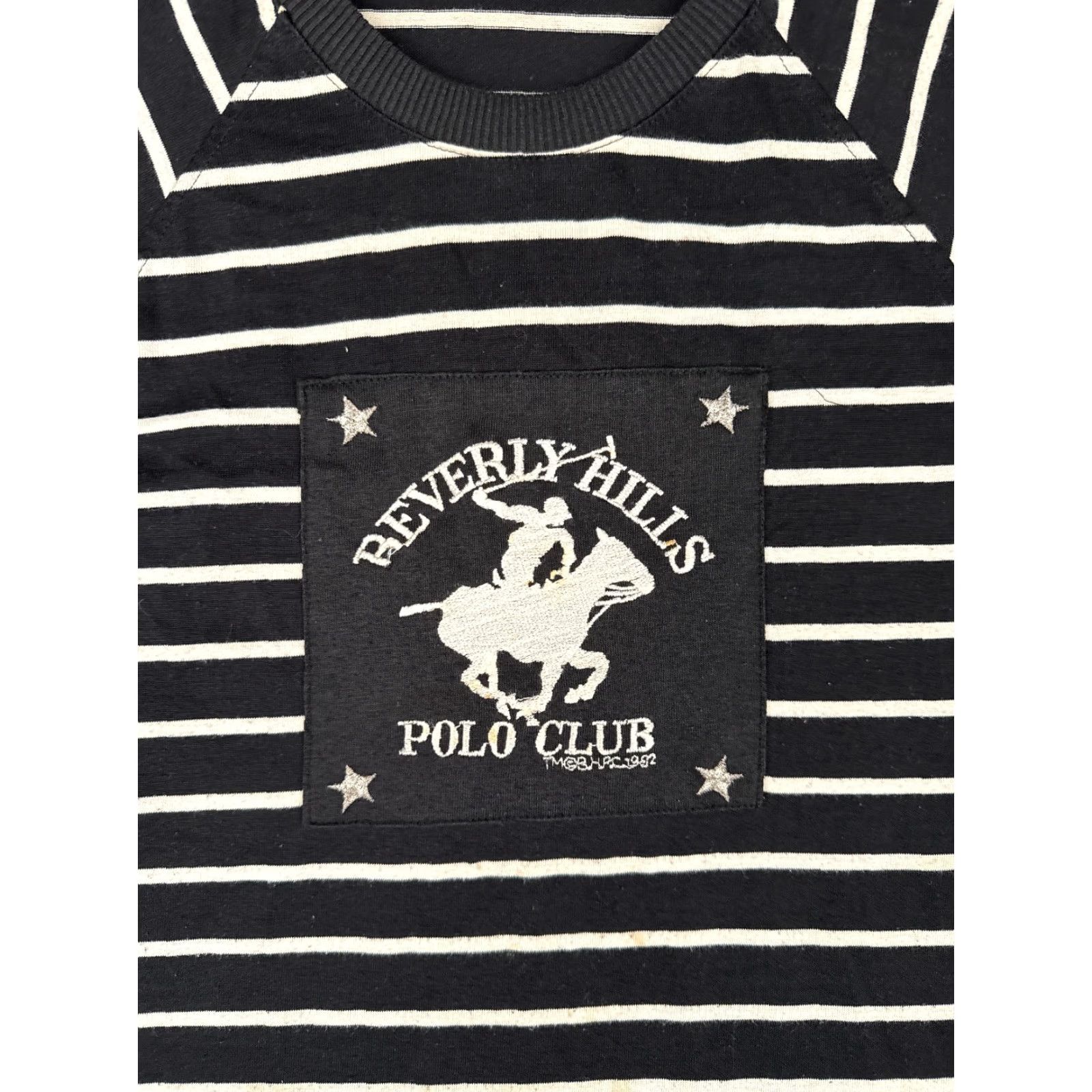 Vintage Unbranded Men's Polo Shirt Small Black Striped Cotton Long Sleeve Activewear Casual Sports Size US S / EU 44-46 / 1 - 6 Thumbnail