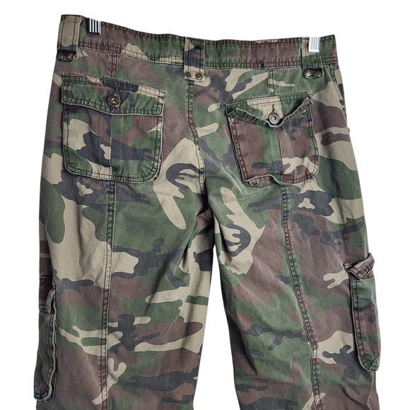 Vintage Vintage Sidestreet Camouflage Cargo Military Utility Pants Size 30" / US 8 / IT 44 - 5 Thumbnail