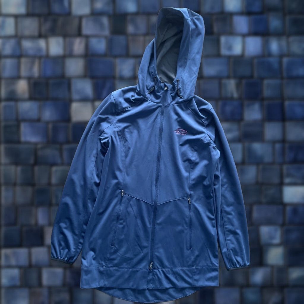 Vintage VINTAGE Embrace the Race Navy Blue Windbreaker Jacket Womens Small Long Zip Full Zip Embrace the Race Jacket Womens S Navy Blue Windbreaker Size S / US 4 / IT 40 - 1 Thumbnail