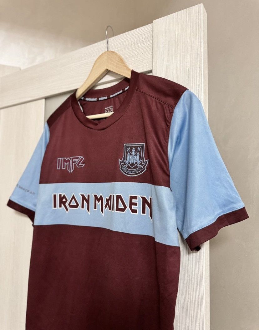 Iron Maiden Vintage Jersey Iron Maiden X West Ham United Home Size US M / EU 48-50 / 2 - 3 Thumbnail