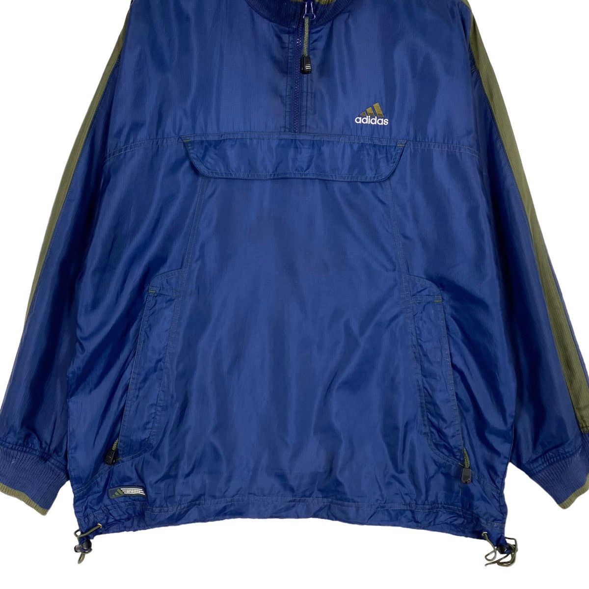 Adidas × Vintage 💥 90s ADIDAS ANORAK WINDBREAKER JACKET Size US L / EU 52-54 / 3 - 5 Thumbnail
