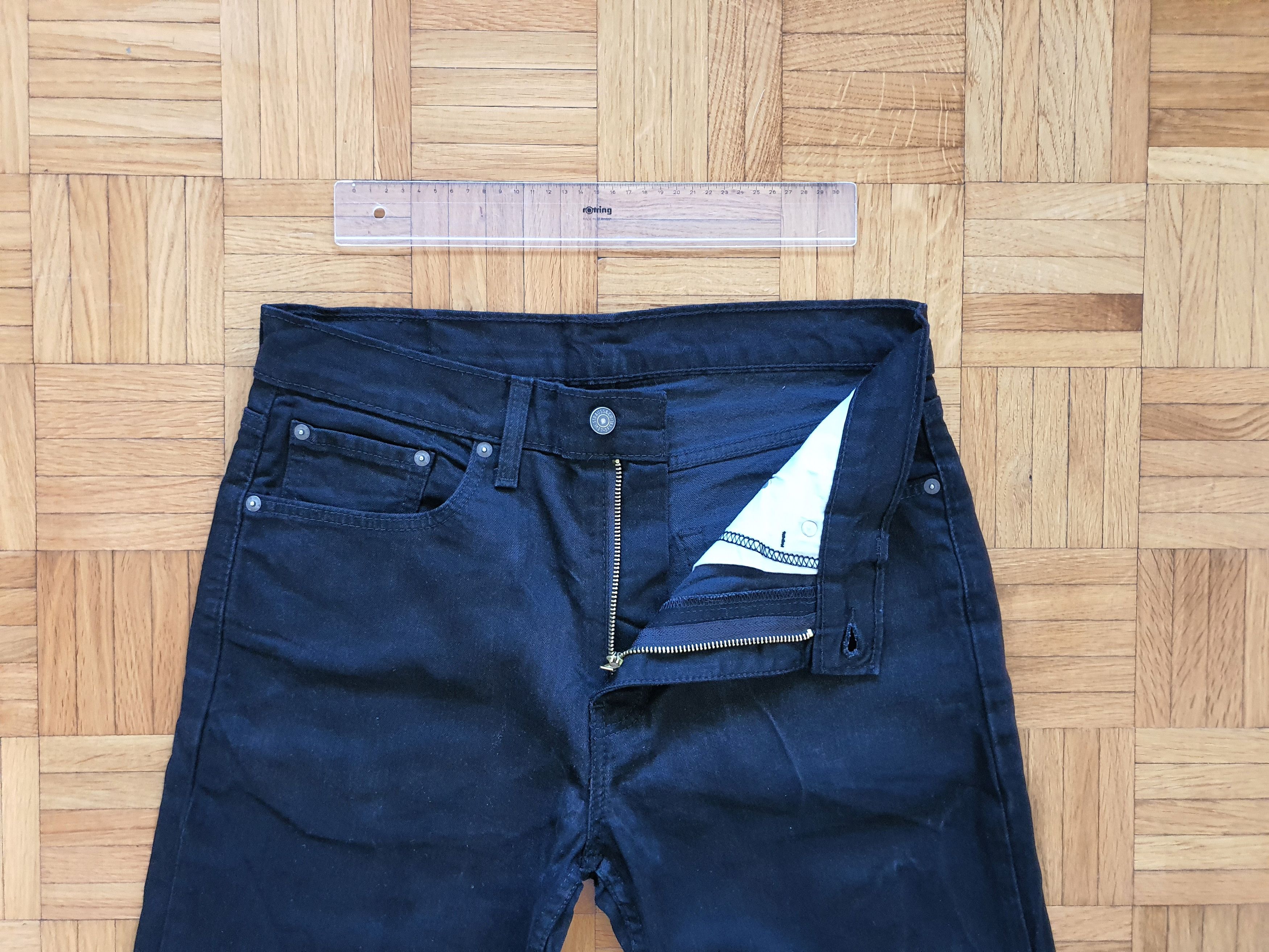 Levi's '502 Taper Jeans' (PC9: 29507-0001) - Black - Sz W33 L32 Size US 33 - 4 Thumbnail