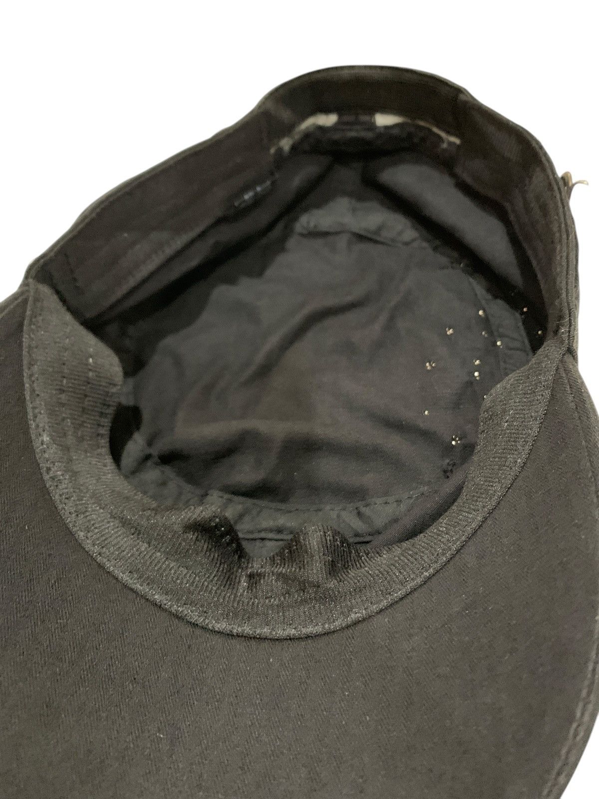 Japanese Brand 2000s Vintage Studded Sun Faded Distressed Cadet Hat Size ONE SIZE - 8 Thumbnail