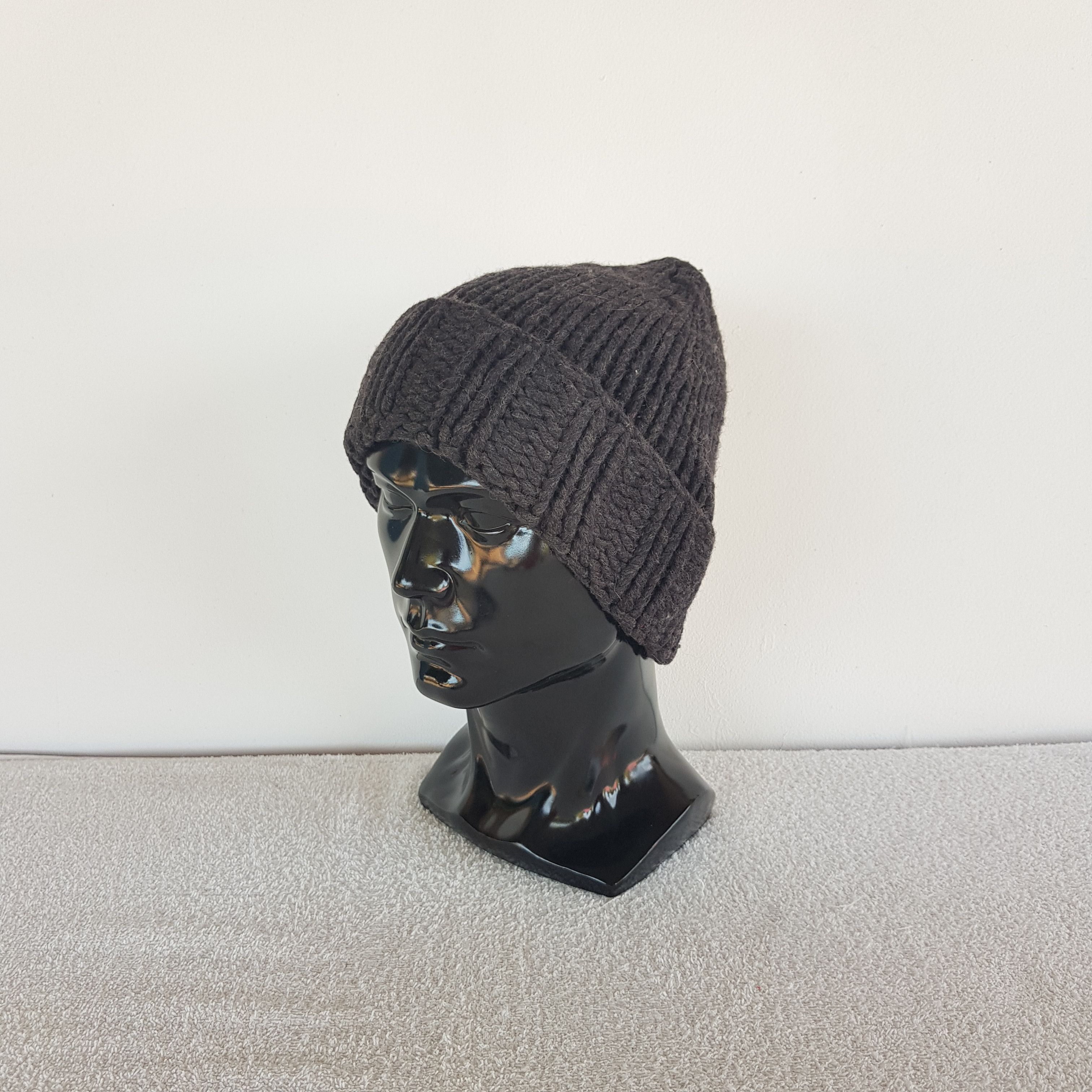 Homespun Knitwear Vintage J Crew Beanie Fair Isle Ribbed Knit Snow Caps Hats. Size ONE SIZE - 1 Thumbnail