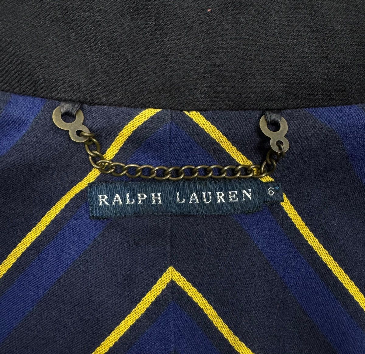Ralph Lauren Ralph Lauren Linen-Cotton Club Blazer Embroidered Logo Size M / US 6-8 / IT 42-44 - 12 Thumbnail