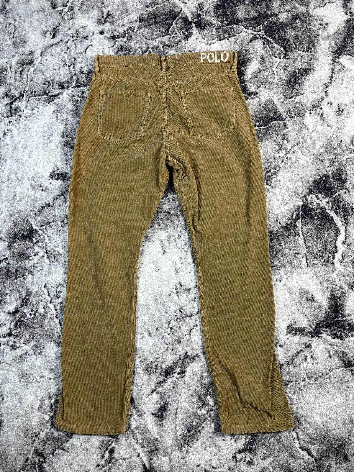 Polo Ralph Lauren Polo Ralph Lauren Corduroy Pants Beige W31 Size US 31 - 1 Thumbnail