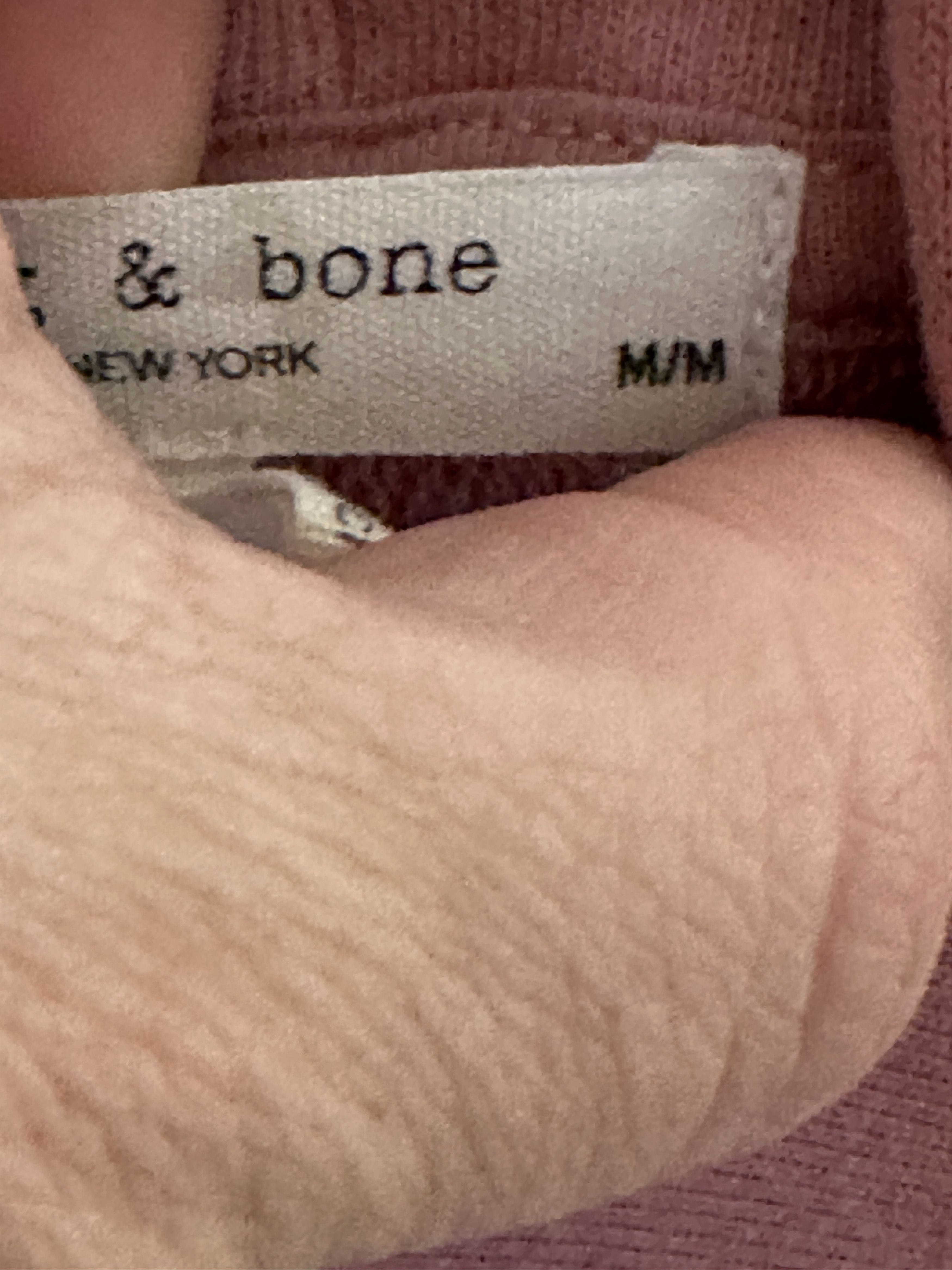 Rag & Bone Rag & Bone Women's Pink Sweatshirt/Hoodie Size Medium Size M / US 6-8 / IT 42-44 - 3 Thumbnail