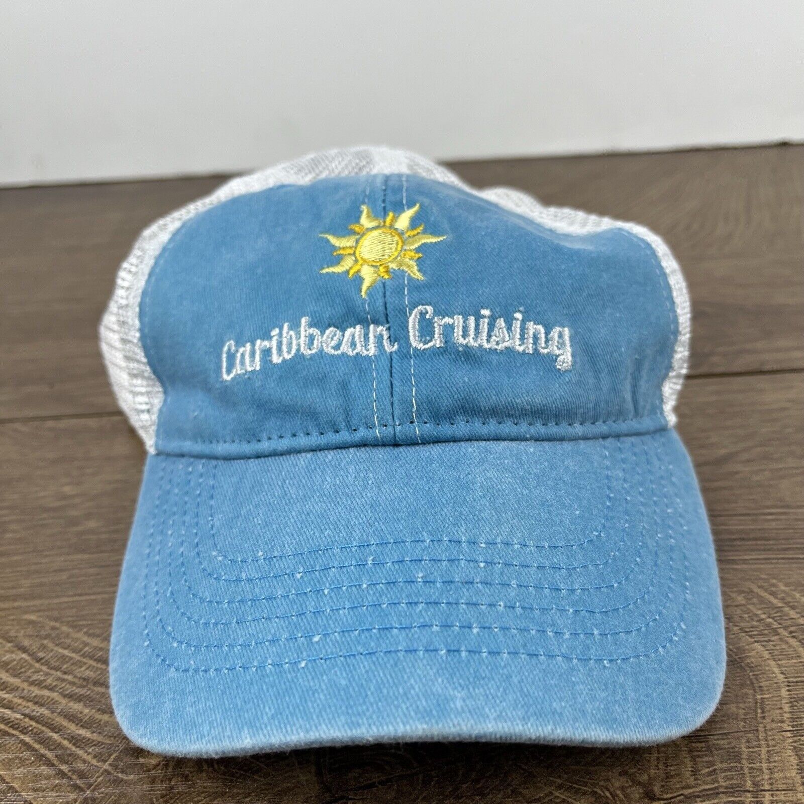Other Caribbean Cruising Hat Snapback Hat Blue Hat Adjustable Blue Size ONE SIZE - 6 Thumbnail