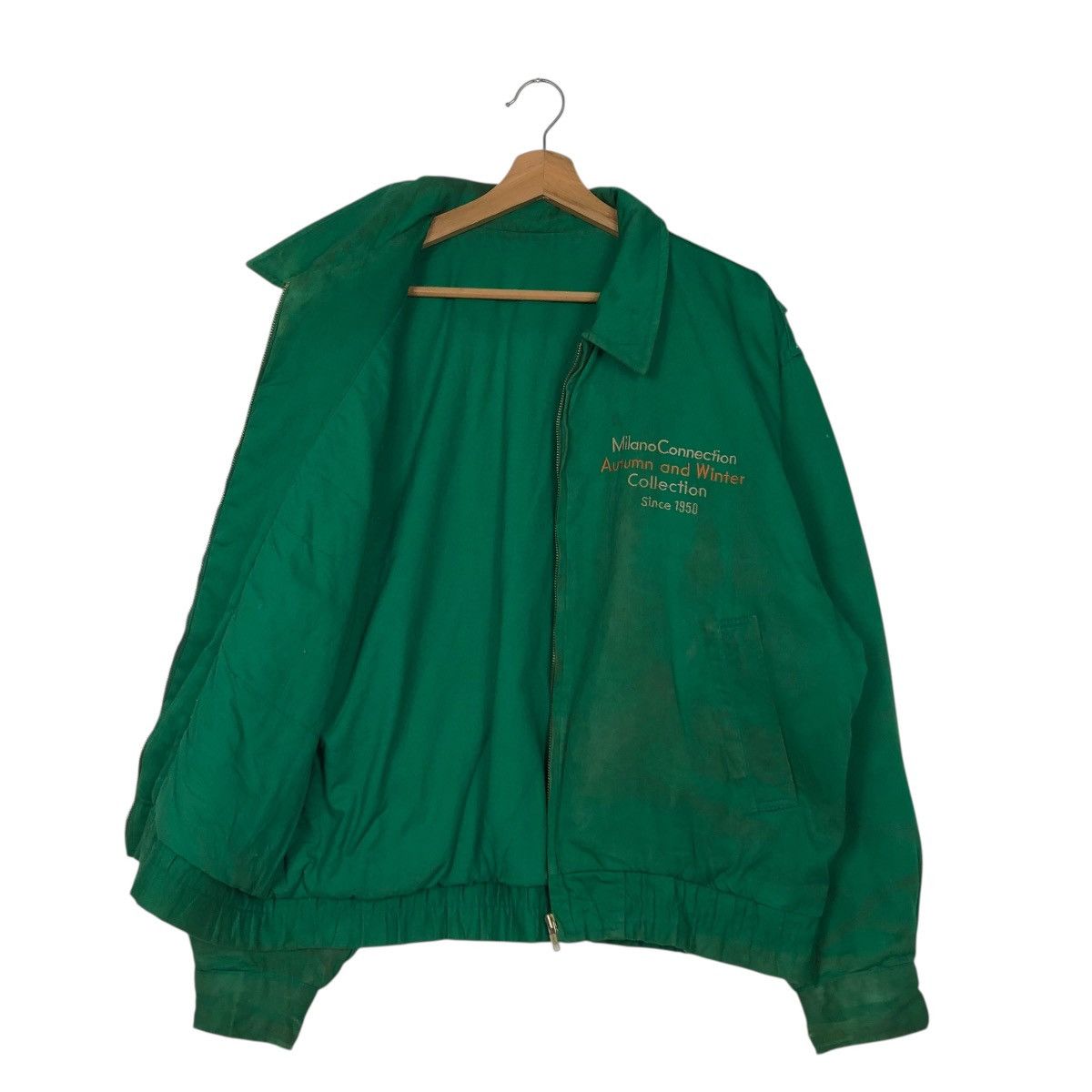 Japanese Brand 🔥VINTAGE BIKER BOMBER JACKET MILANO CONNECTION ISSEY MIYAKE Size US M / EU 48-50 / 2 - 13 Thumbnail